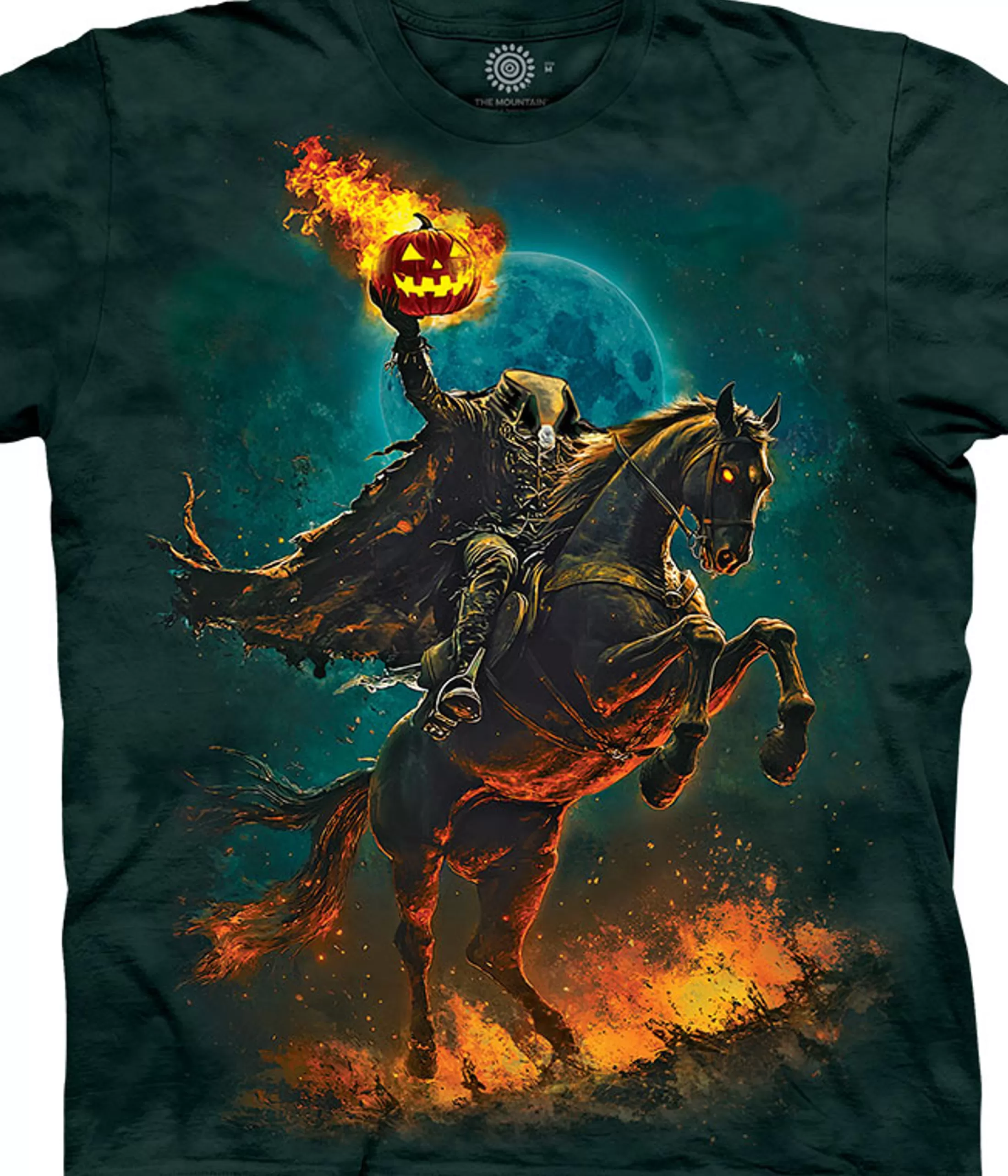 T-Shirt | Halloween<Liquid Blue Headless Horseman Classic Cotton T-Shirt