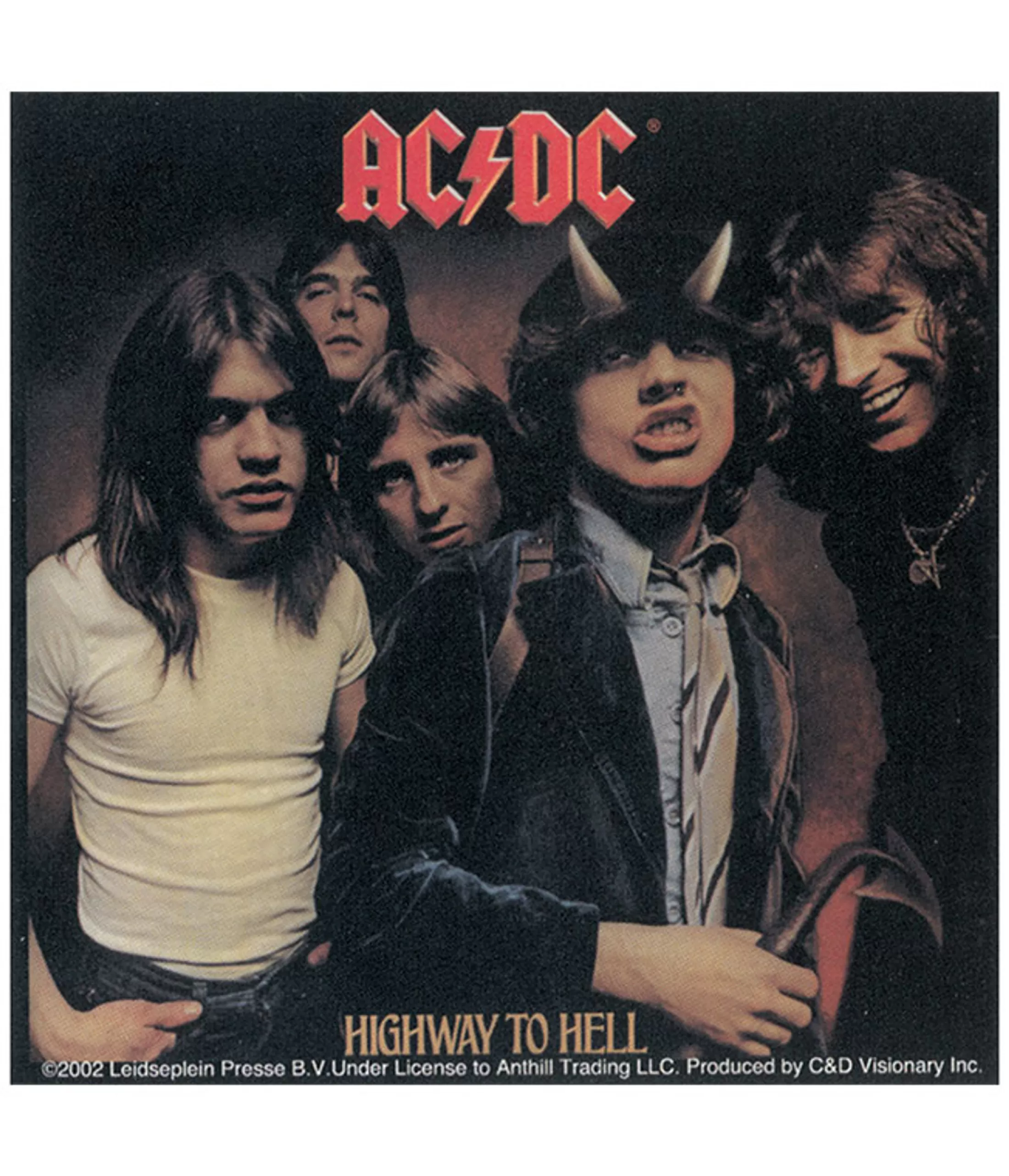 Ac-Dc<Liquid Blue Highway To Hell Sticker