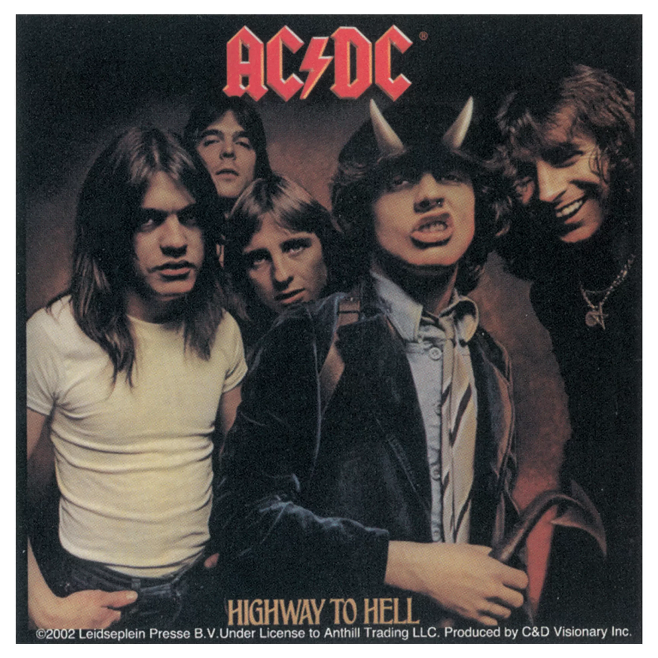 Ac-Dc<Liquid Blue Highway To Hell Sticker