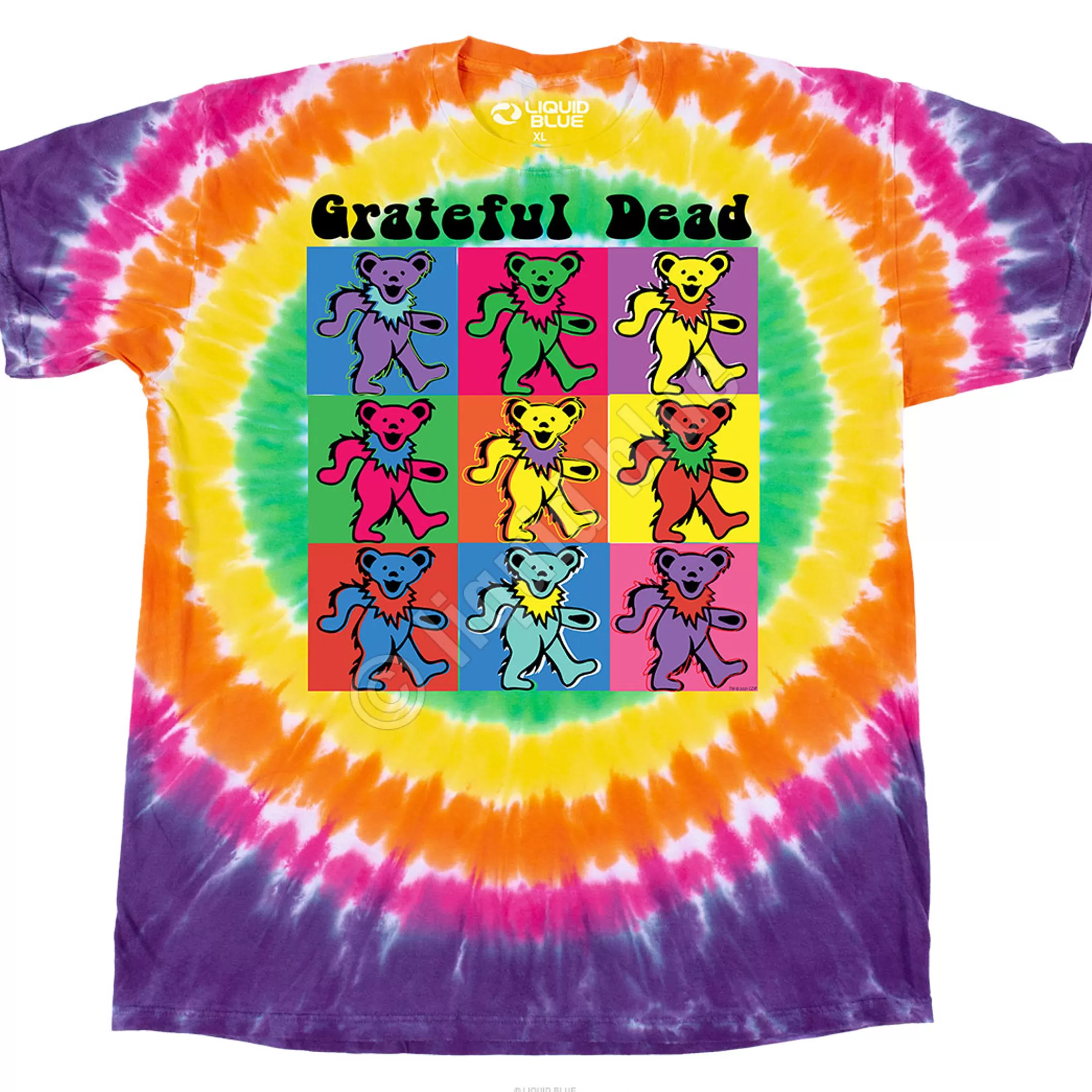 T-Shirt | Grateful Dead<Liquid Blue Hollywood Bears T-Shirt