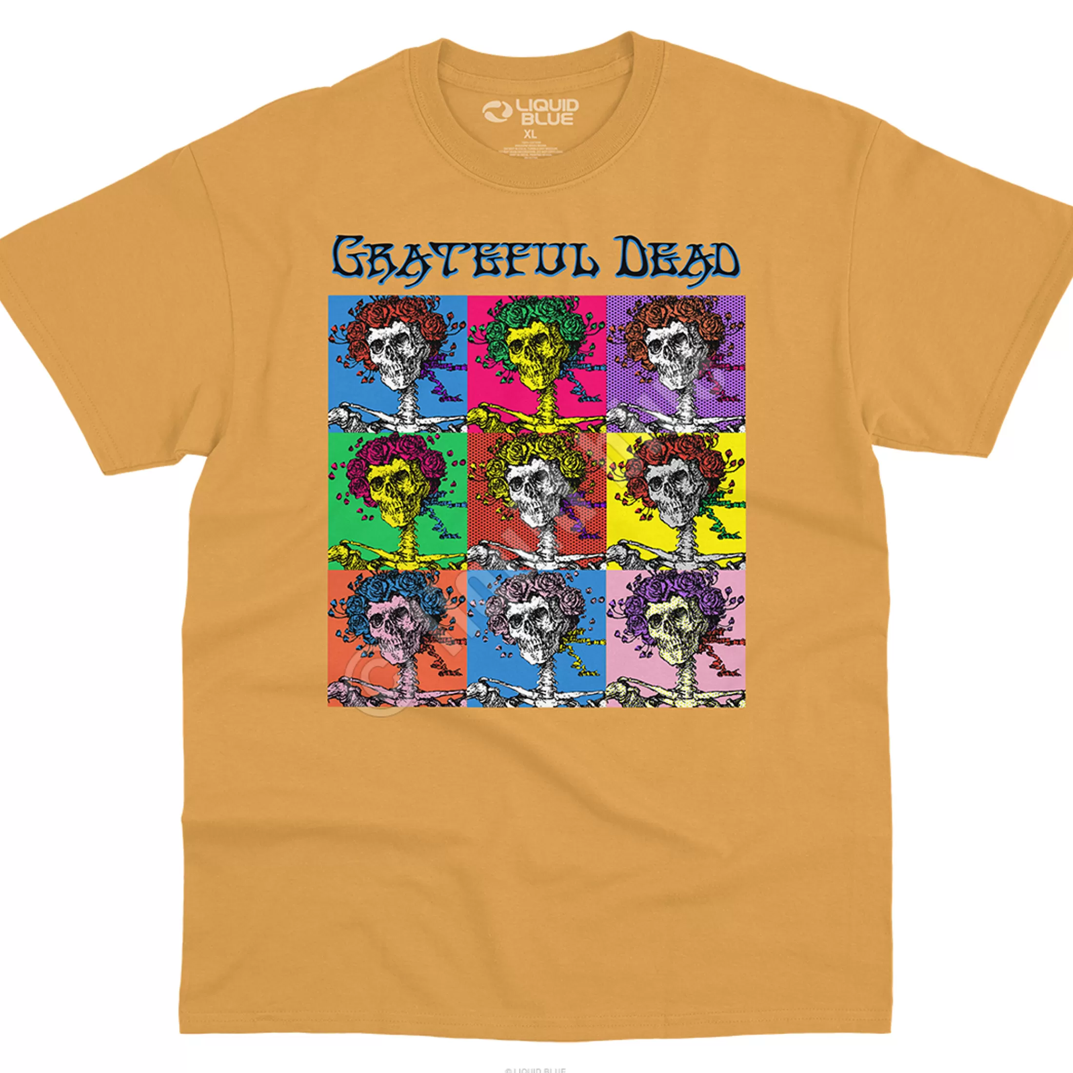 T-Shirt | Grateful Dead<Liquid Blue Hollywood Bertha Gold T-Shirt