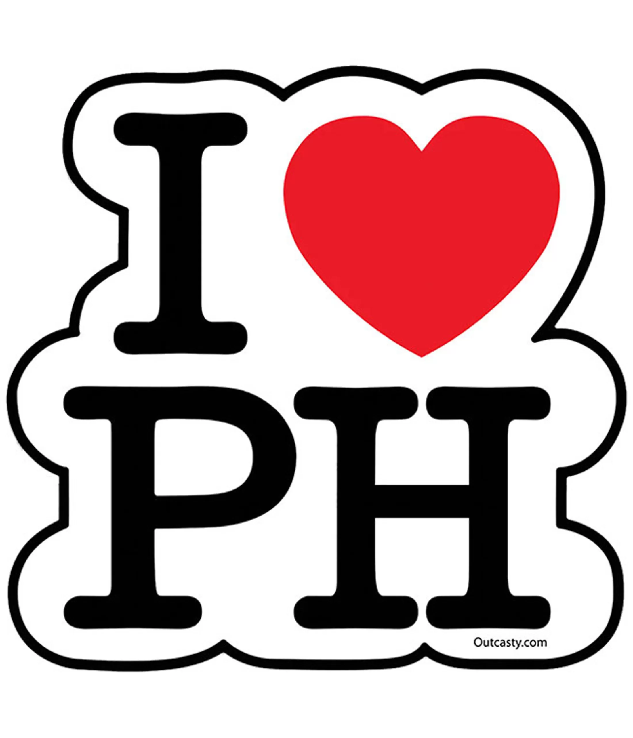 Phish<Liquid Blue I heart Phish Sticker