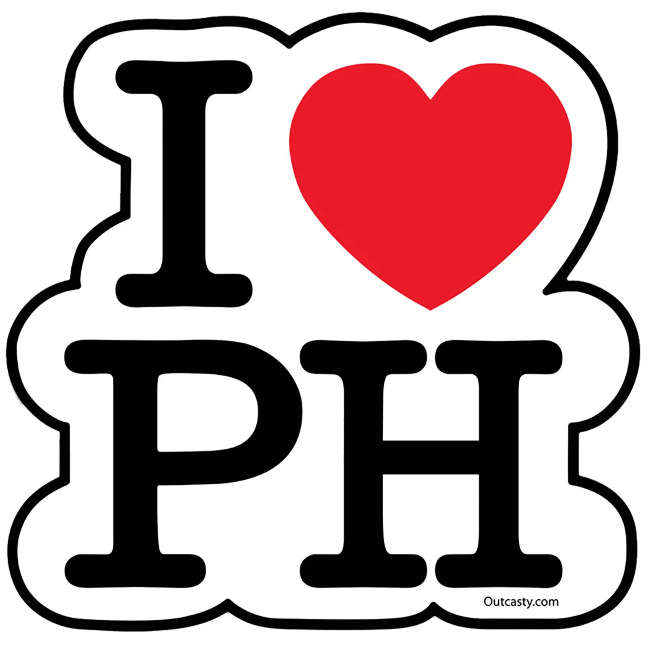 Phish<Liquid Blue I heart Phish Sticker