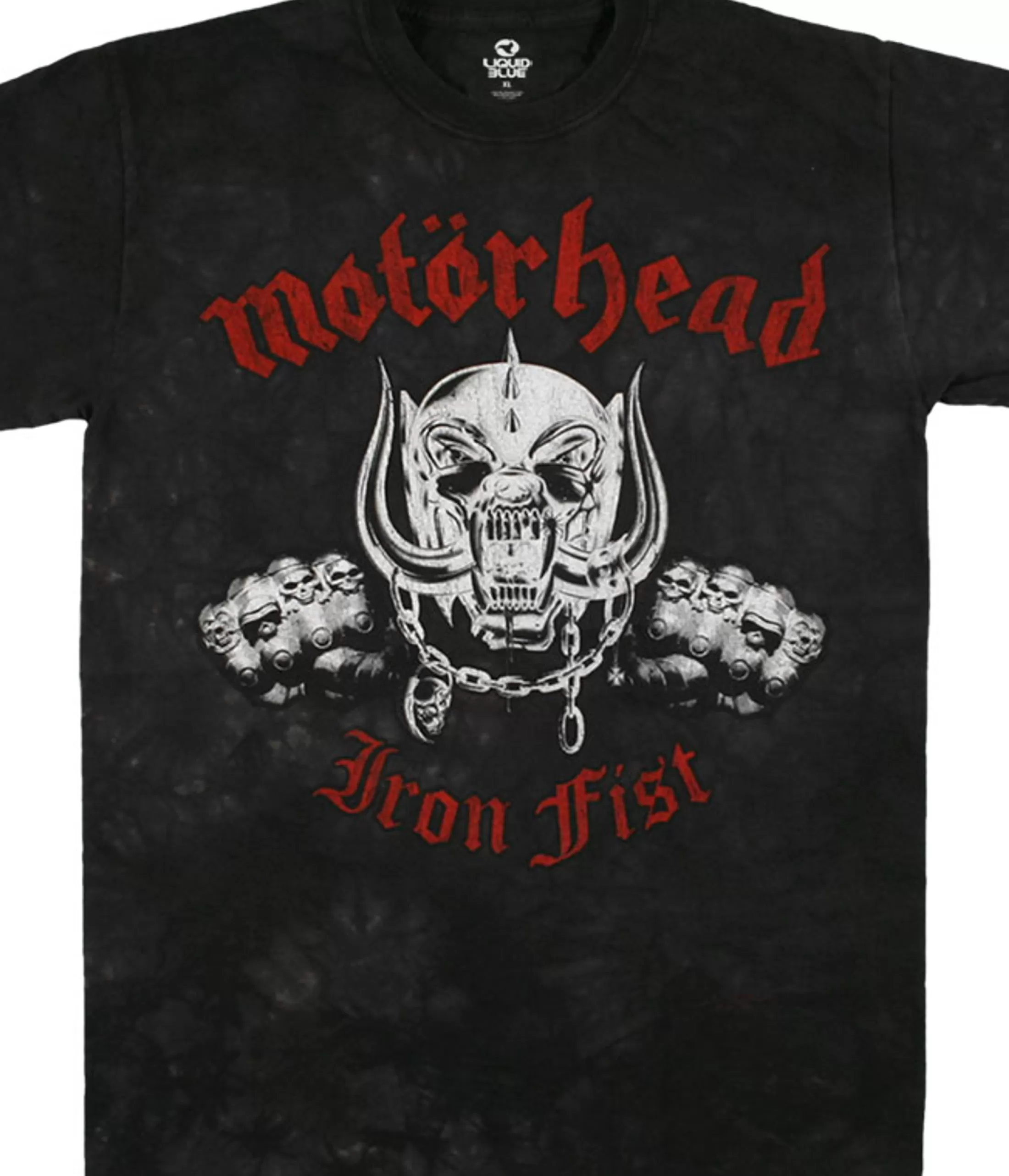 T-Shirt | Motorhead<Liquid Blue Iron Fist Tie-Dye T-Shirt