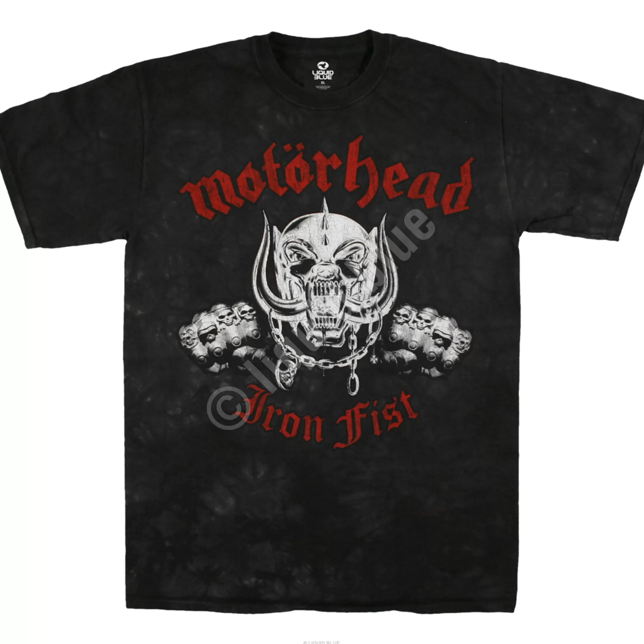 T-Shirt | Motorhead<Liquid Blue Iron Fist Tie-Dye T-Shirt