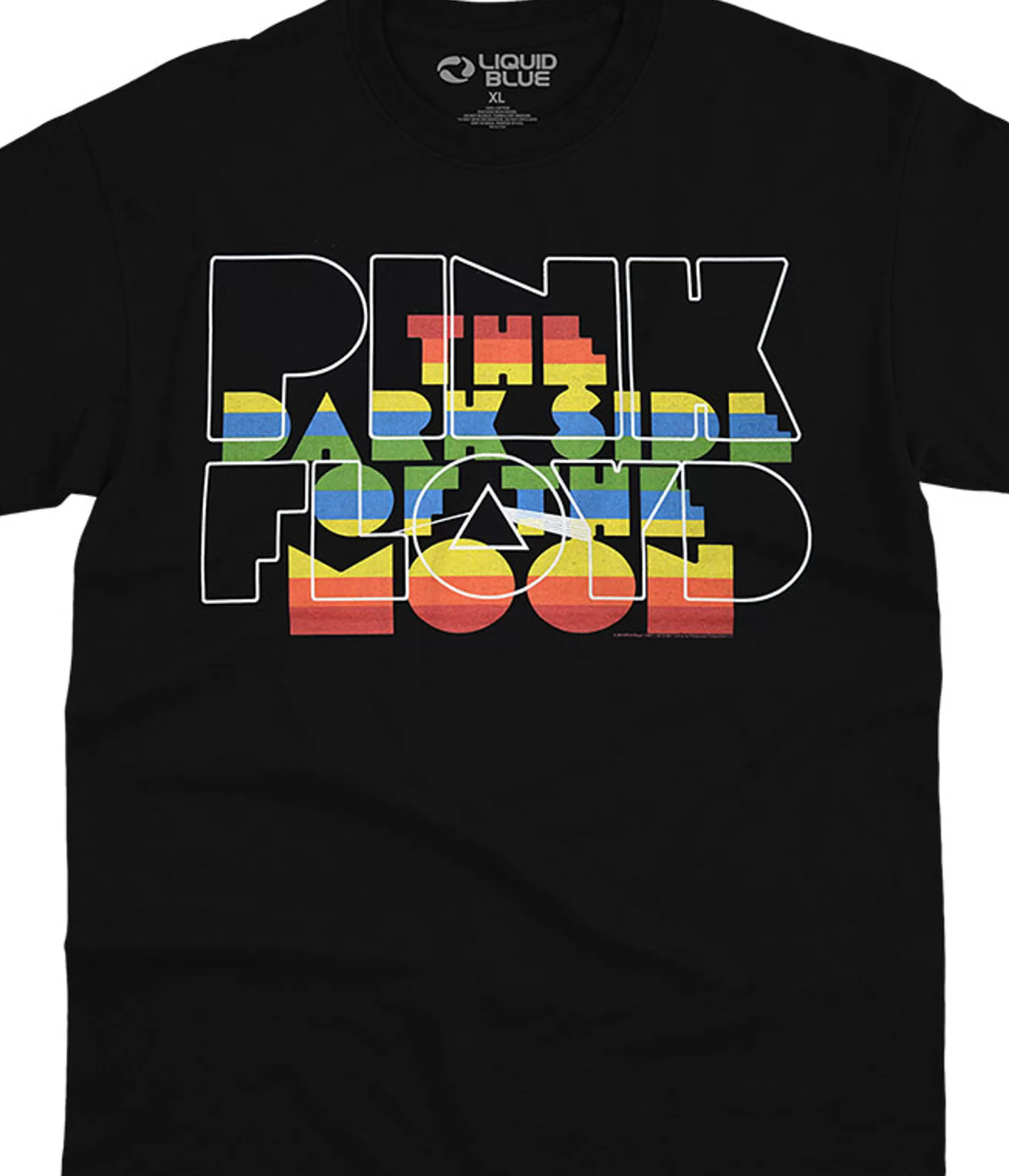 T-Shirt | Pink Floyd<Liquid Blue Its All Dark Black T-Shirt