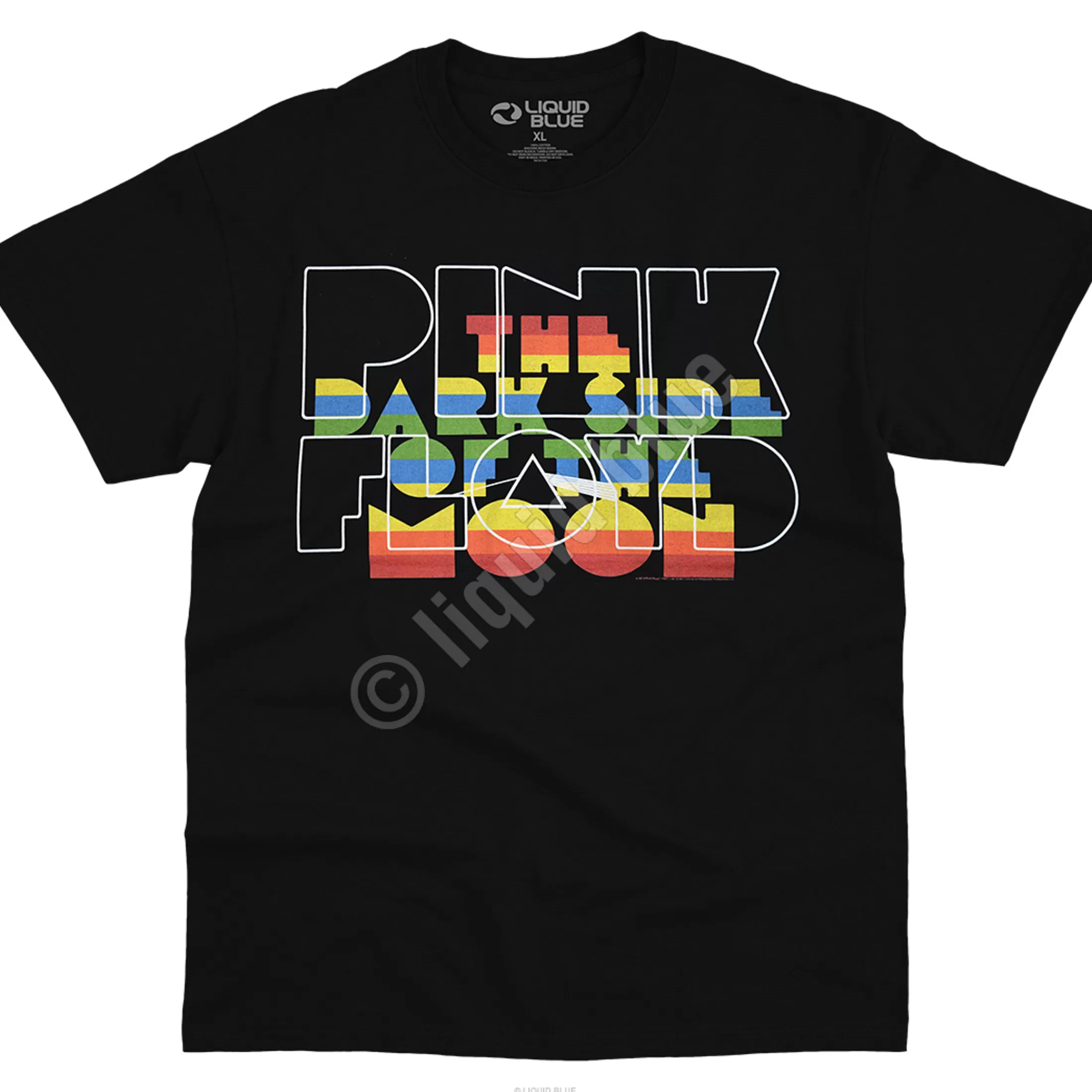 T-Shirt | Pink Floyd<Liquid Blue Its All Dark Black T-Shirt