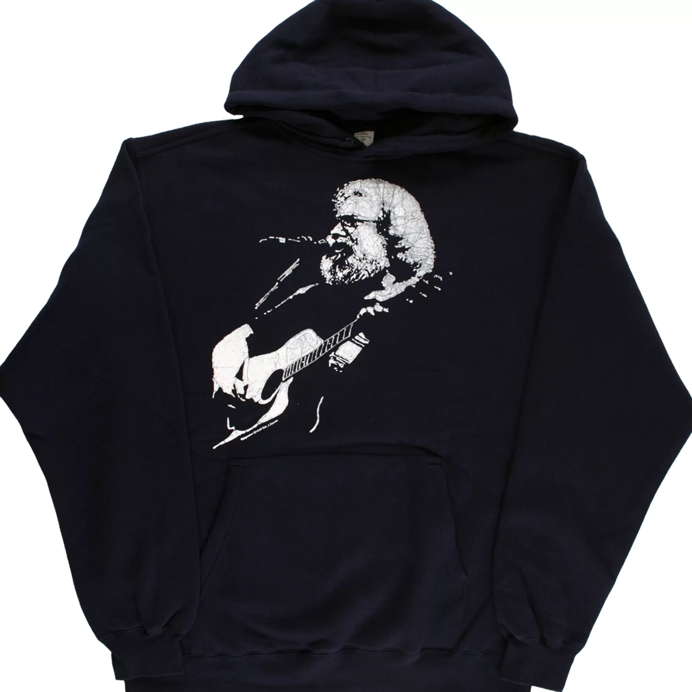 Hoodie | Jerry Garcia<Liquid Blue Jerry Garcia Acoustic Navy Hoodie