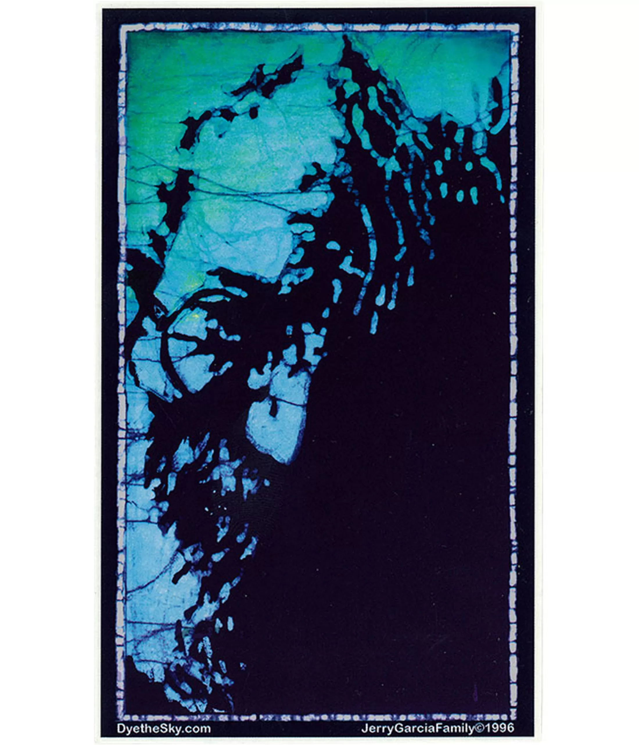 Jerry Garcia | Grateful Dead<Liquid Blue Jerry Garcia Jerry Smile Sticker