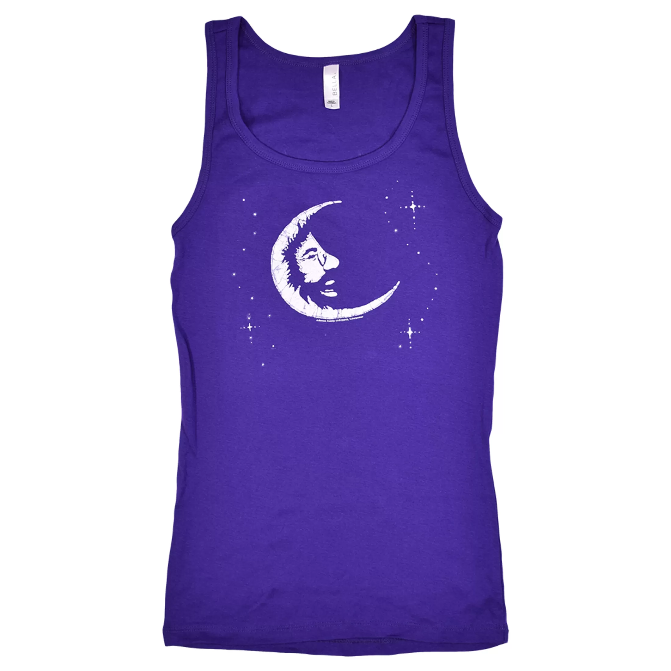 Juniors Tank Top | Jerry Garcia<Liquid Blue Jerry Moon Purple Juniors Tank Top T-Shirt