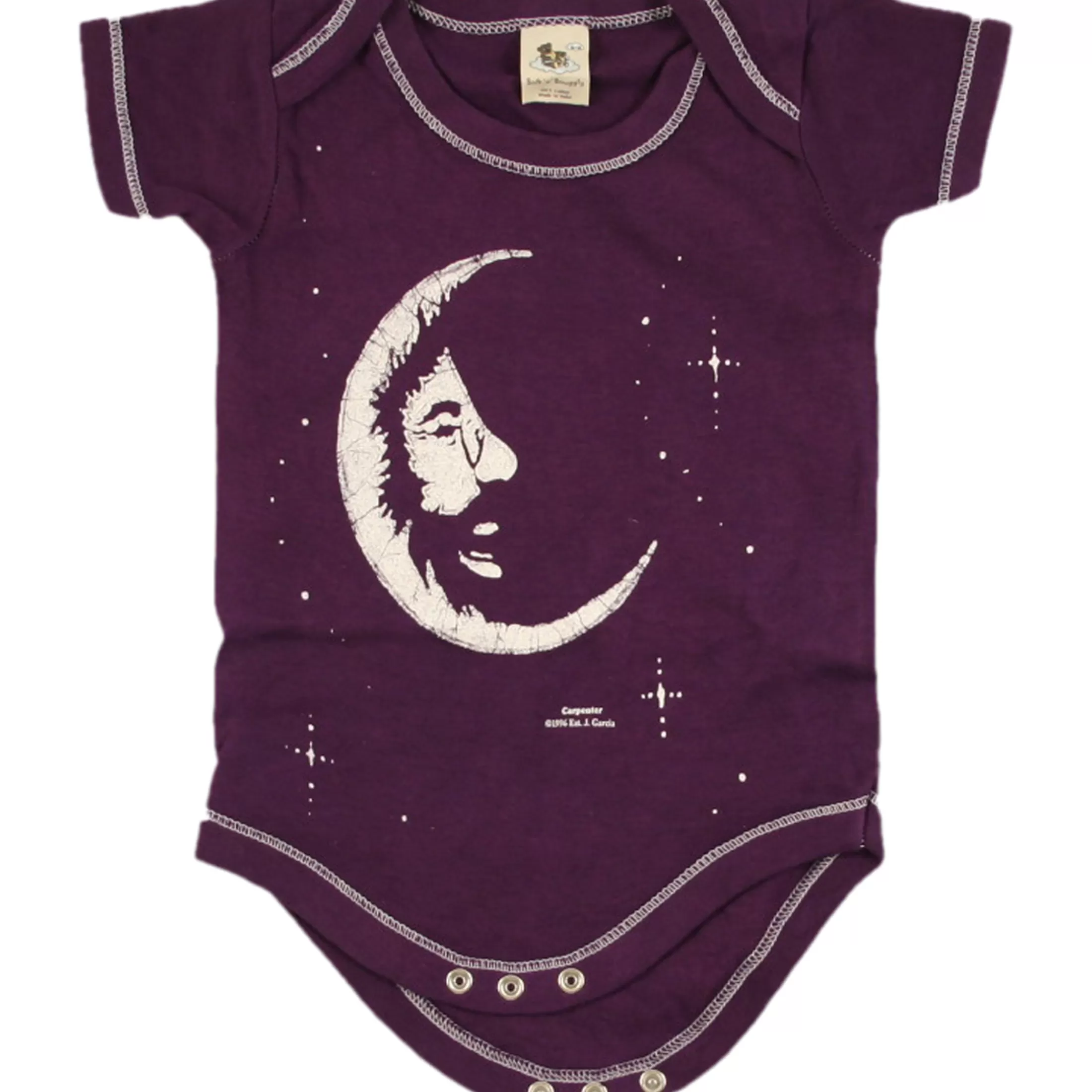 Onesies | Jerry Garcia<Liquid Blue Jerry Moon Purple Onesie