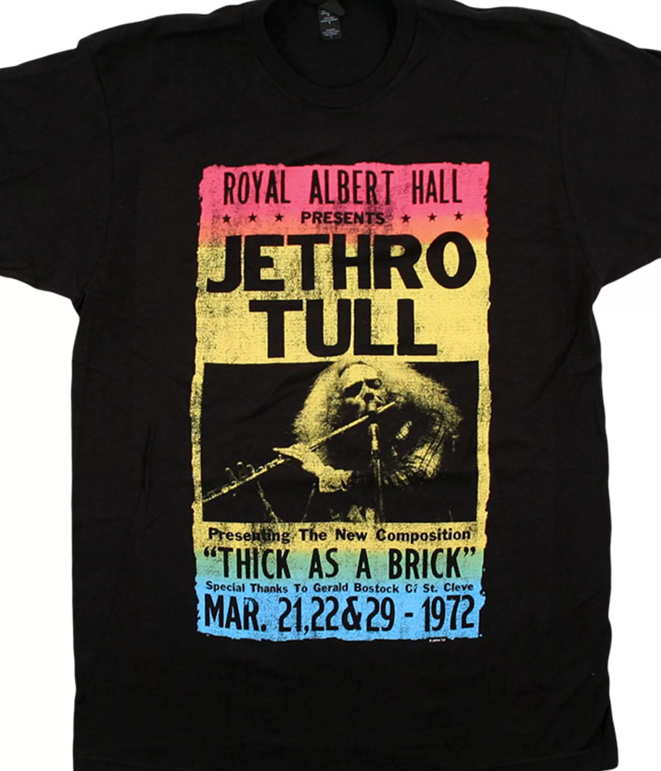 T-Shirt | Jethro Tull<Liquid Blue Jethro Tull Royal Albert Hall Black T-Shirt