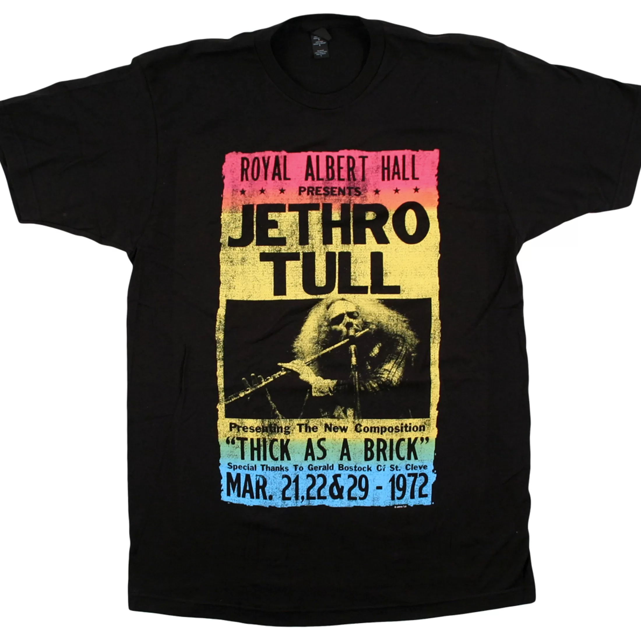 T-Shirt | Jethro Tull<Liquid Blue Jethro Tull Royal Albert Hall Black T-Shirt