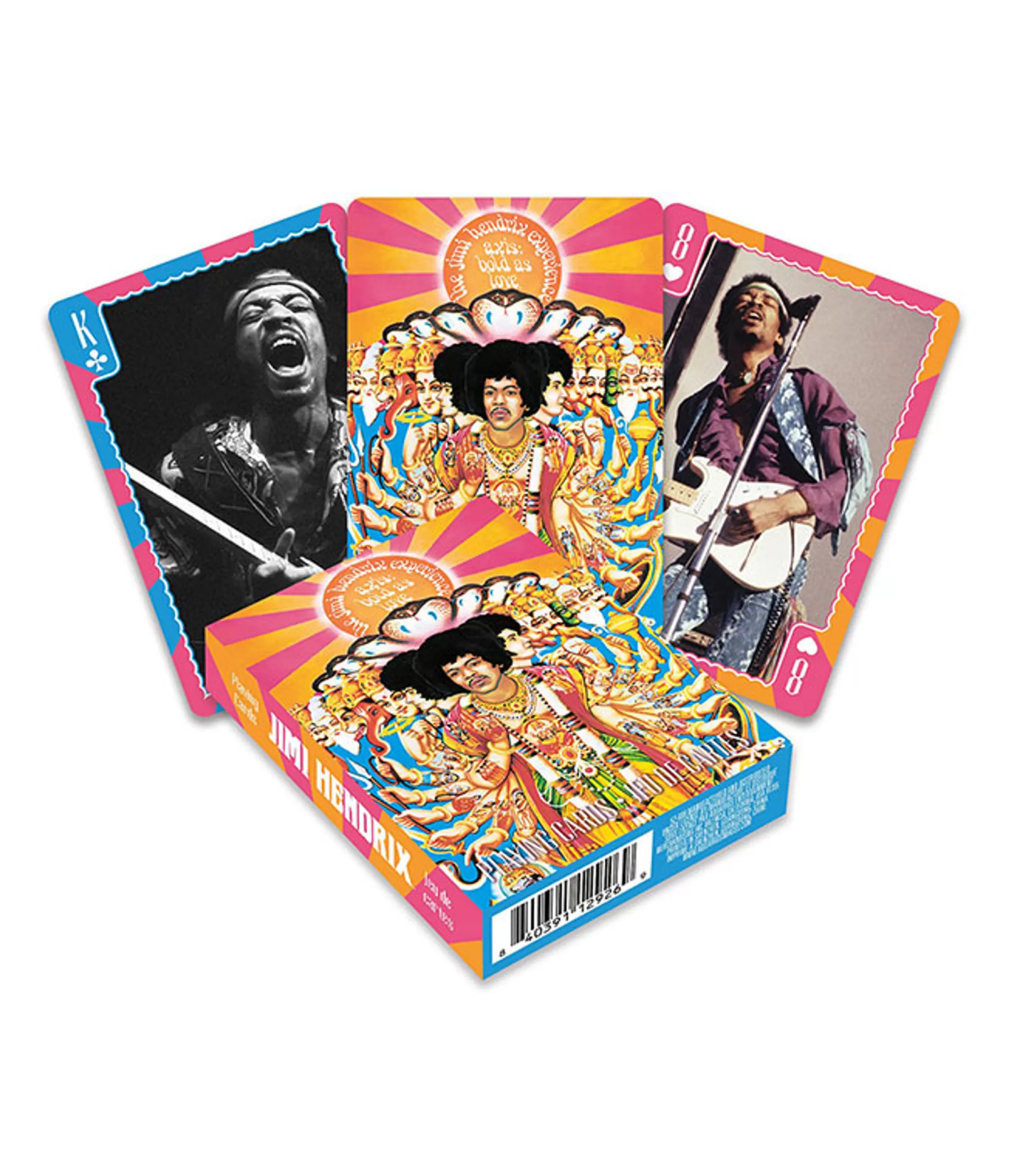 Jimi Hendrix<Liquid Blue Jimi Hendrix Playing Cards