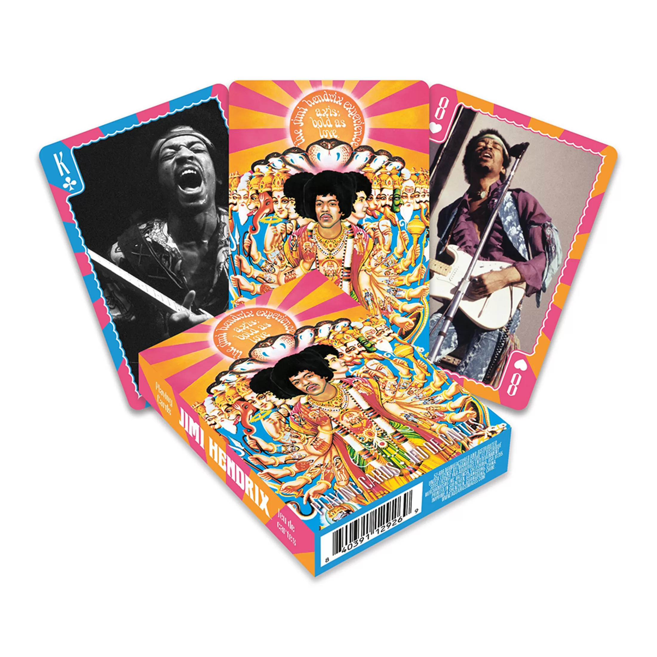 Jimi Hendrix<Liquid Blue Jimi Hendrix Playing Cards