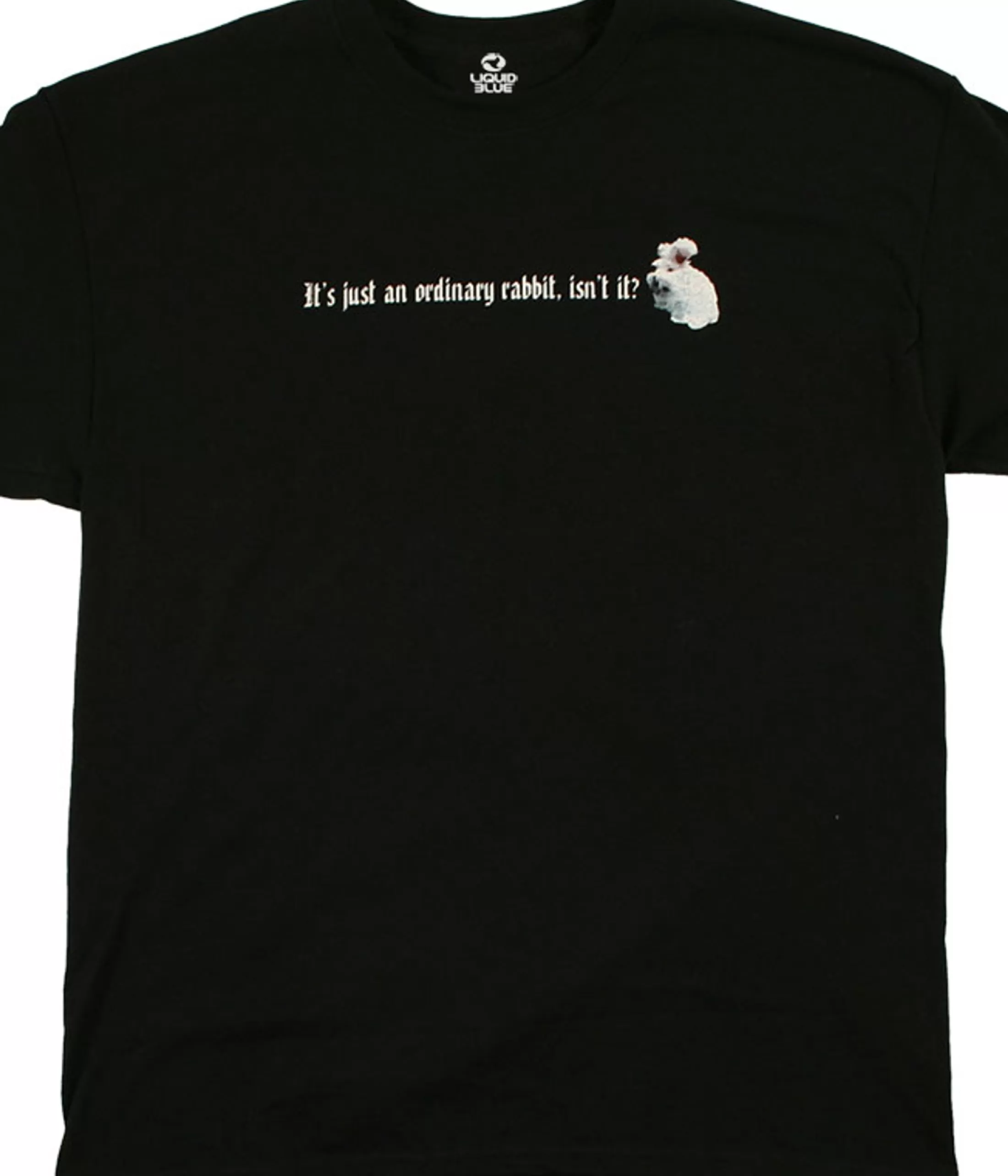 T-Shirt | Monty Python<Liquid Blue Killer Rabbit Black T-Shirt