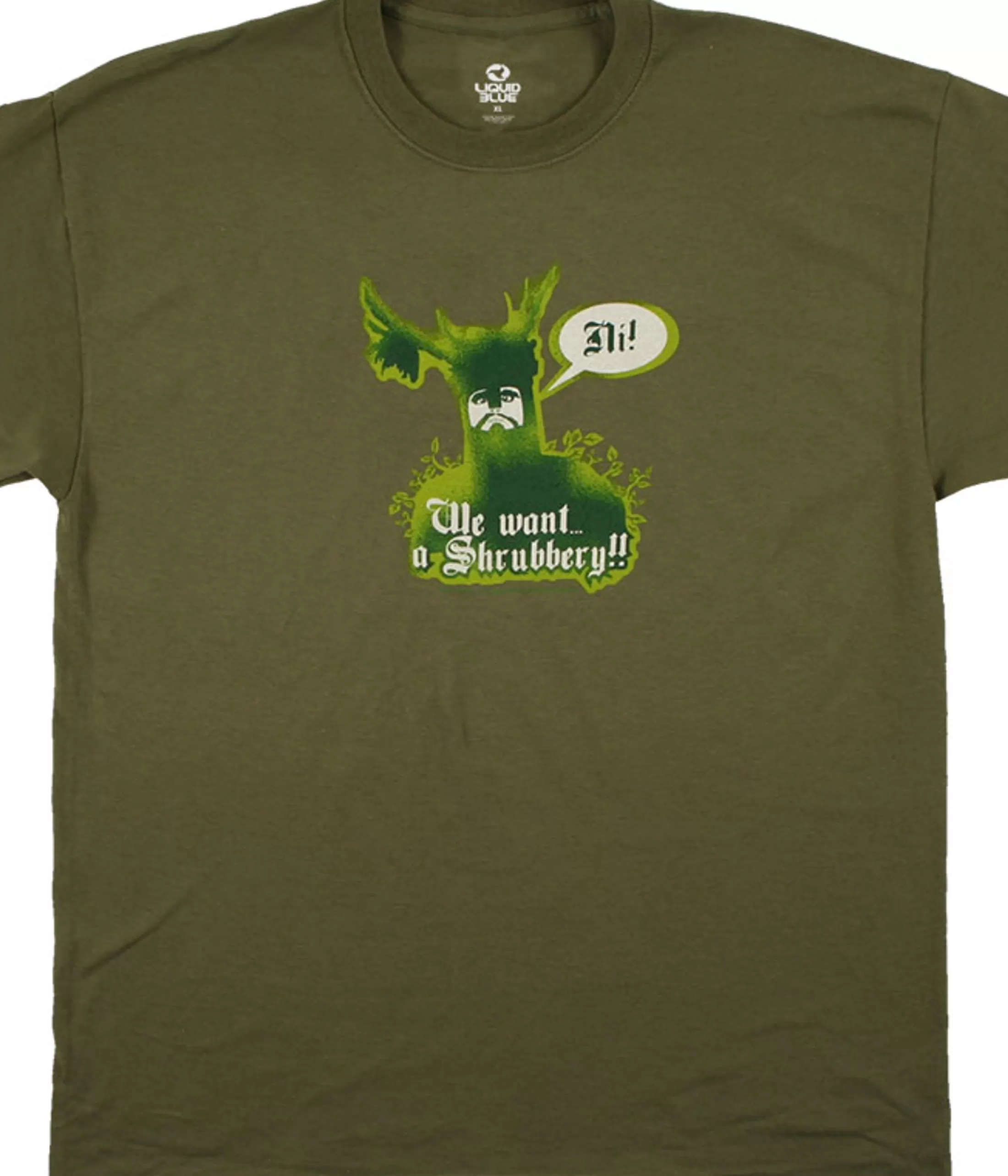 T-Shirt | Monty Python<Liquid Blue Knights Of Ni Green T-Shirt