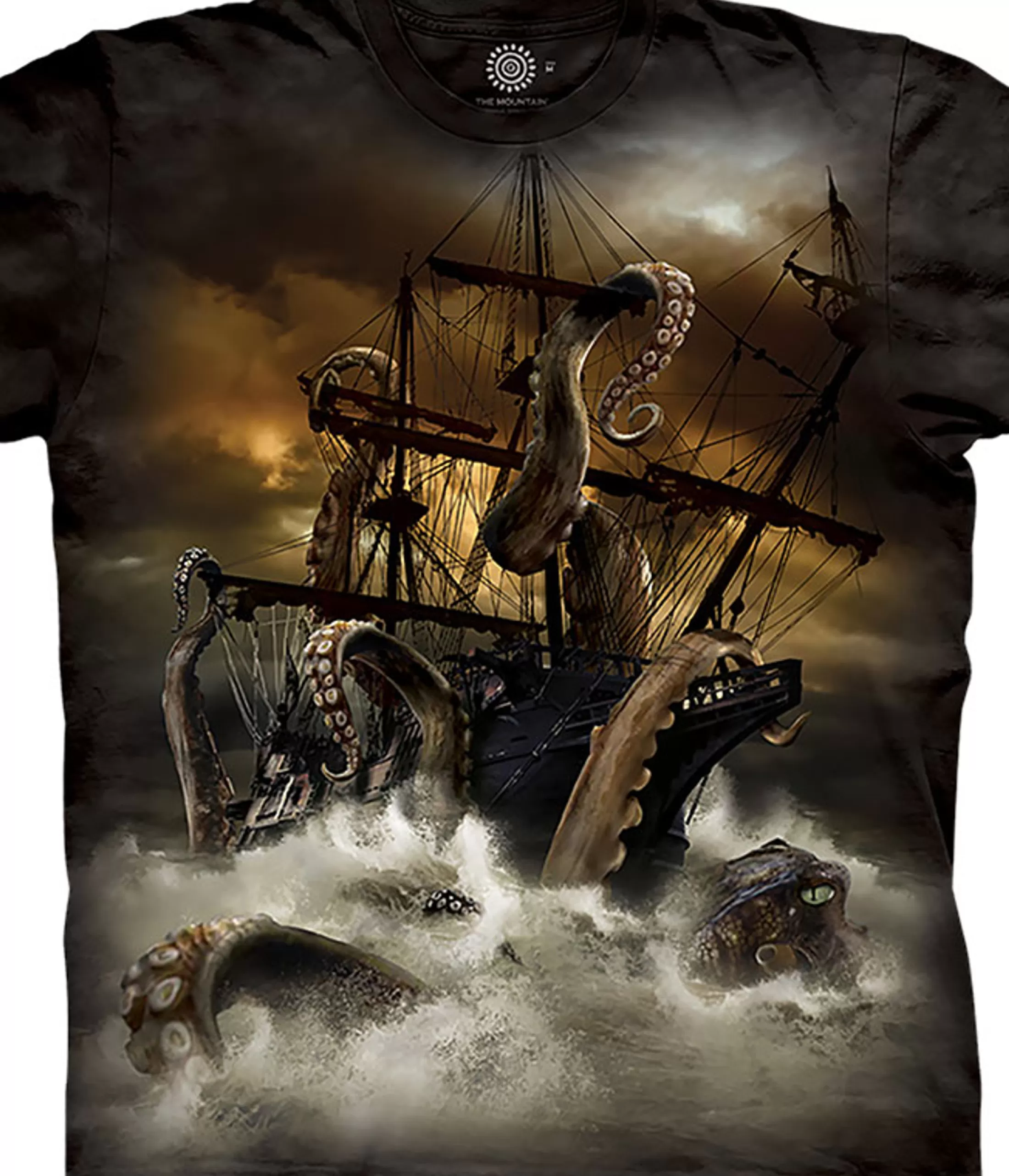 T-Shirt | Other Mythical Creatures<Liquid Blue Kraken Classic Cotton T-Shirt