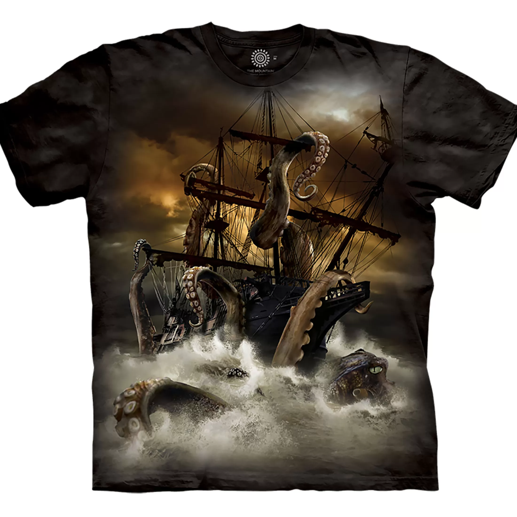 T-Shirt | Other Mythical Creatures<Liquid Blue Kraken Classic Cotton T-Shirt