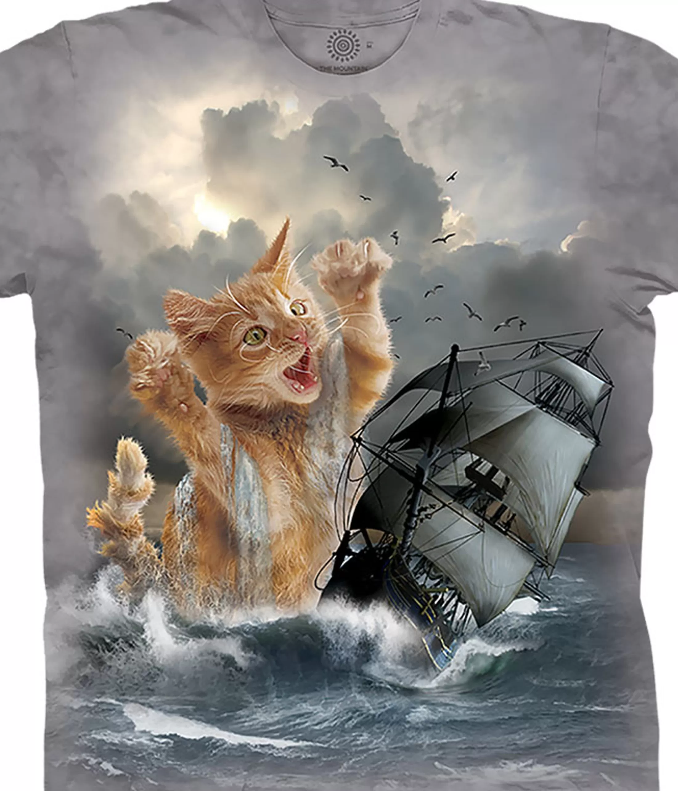 T-Shirt | Other Mythical Creatures<Liquid Blue Krakitten Classic Cotton T-Shirt