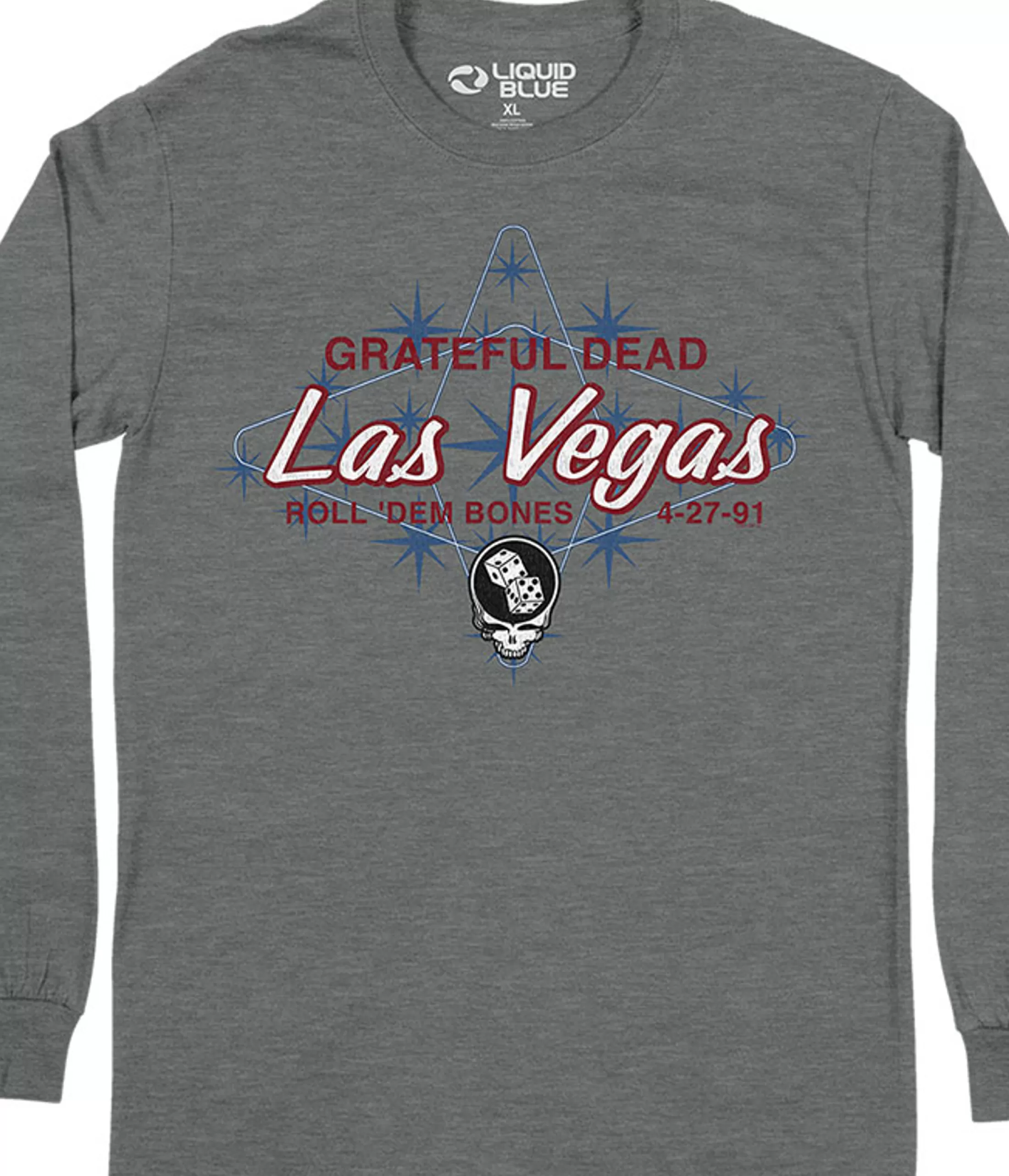 Long Sleeve | Grateful Dead<Liquid Blue Las Vegas Long Sleeve T-Shirt