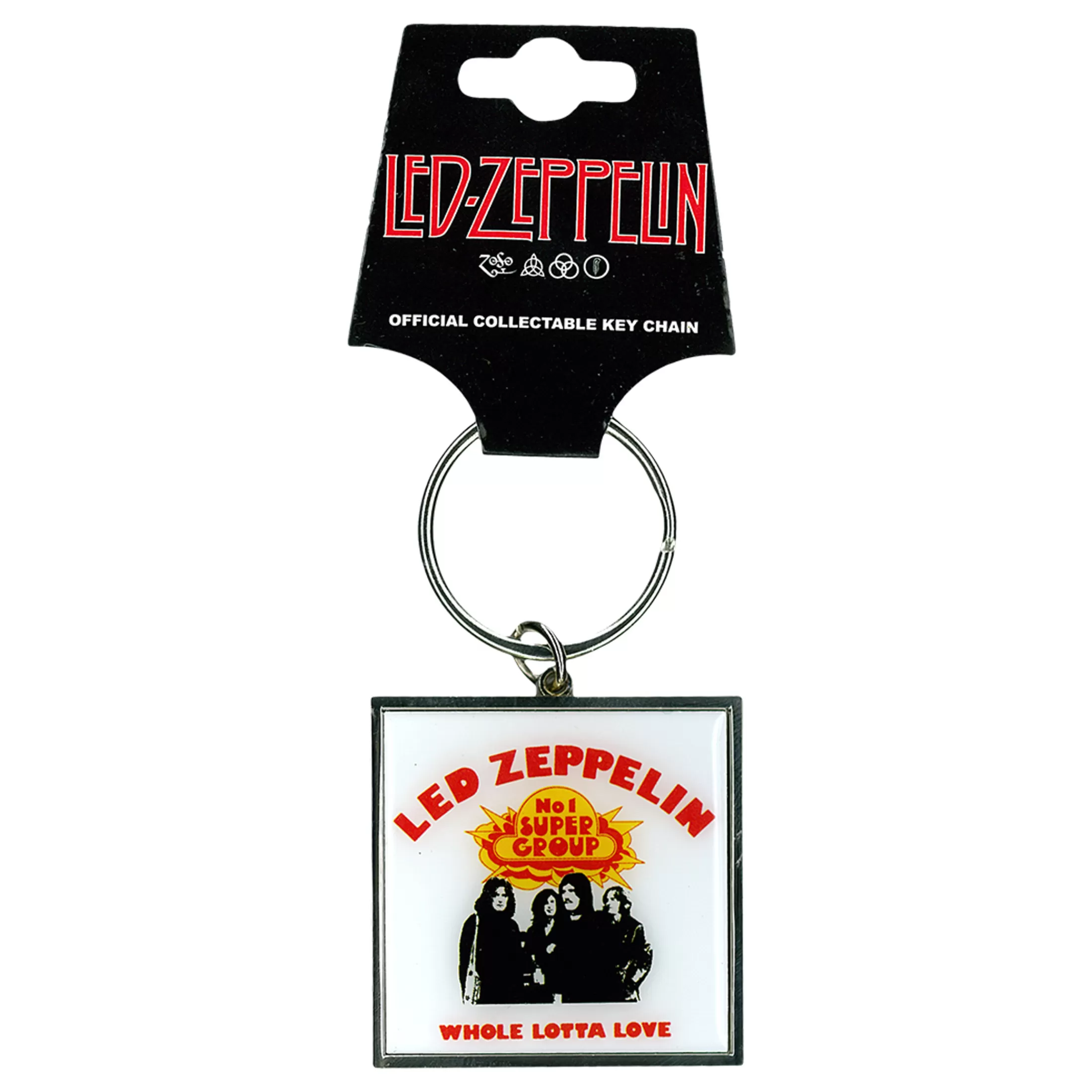 Keychains | Led Zeppelin<Liquid Blue Led Zep Whole Lotta Love Keychain