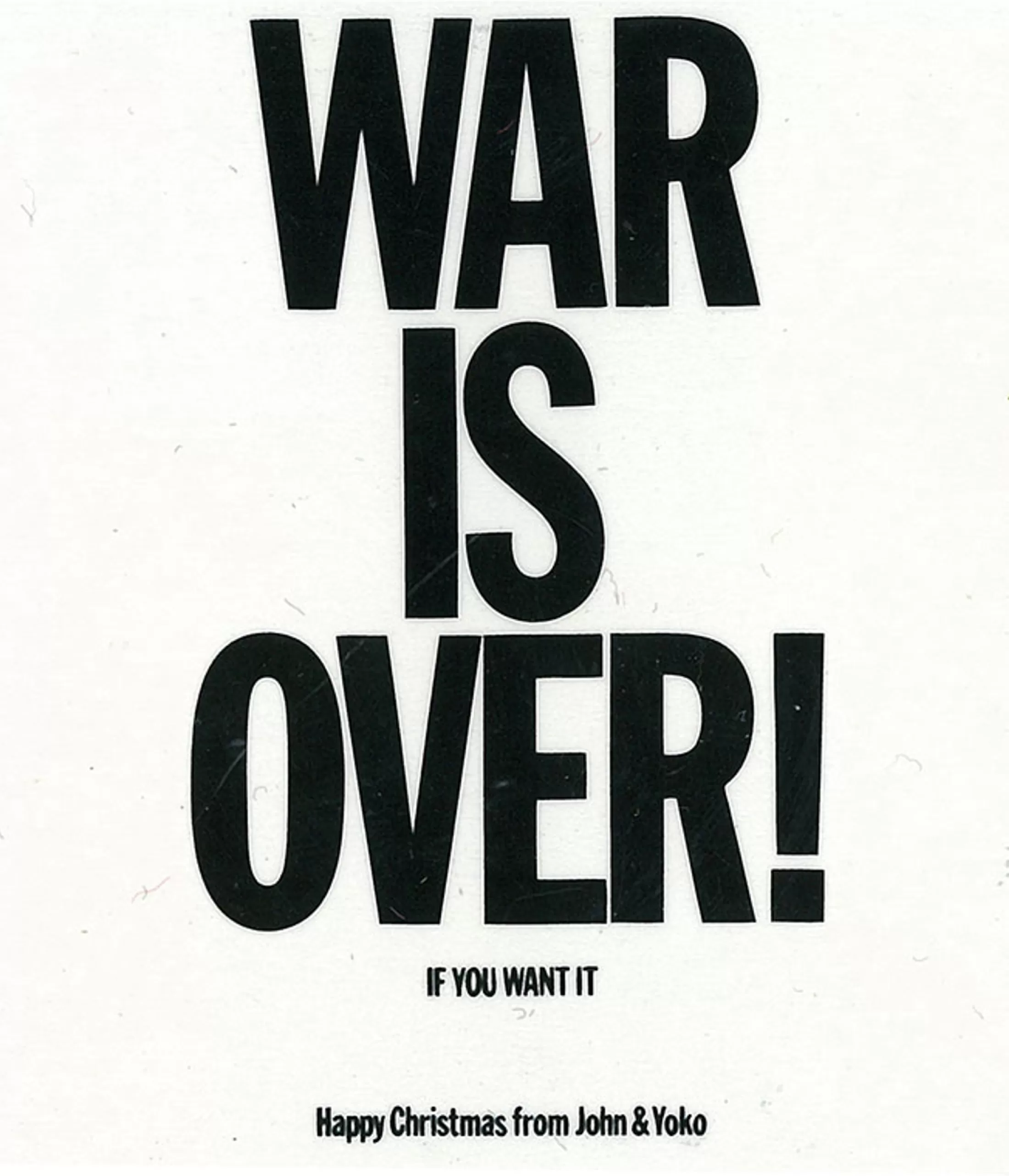 Beatles<Liquid Blue Lennon War Is Over Magnet