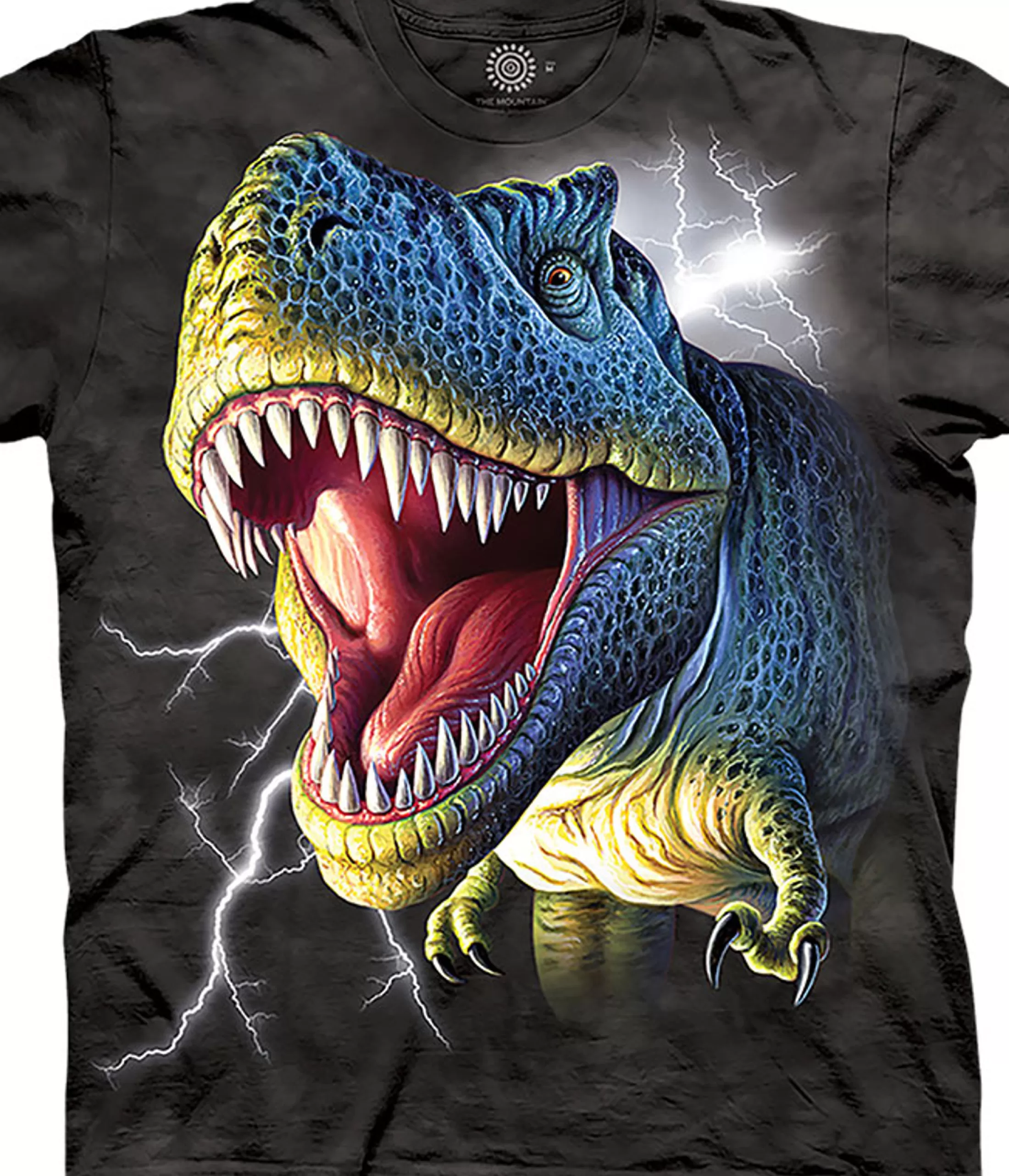 T-Shirt | Dinosaurs<Liquid Blue Lightning Rex Classic Cotton T-Shirt