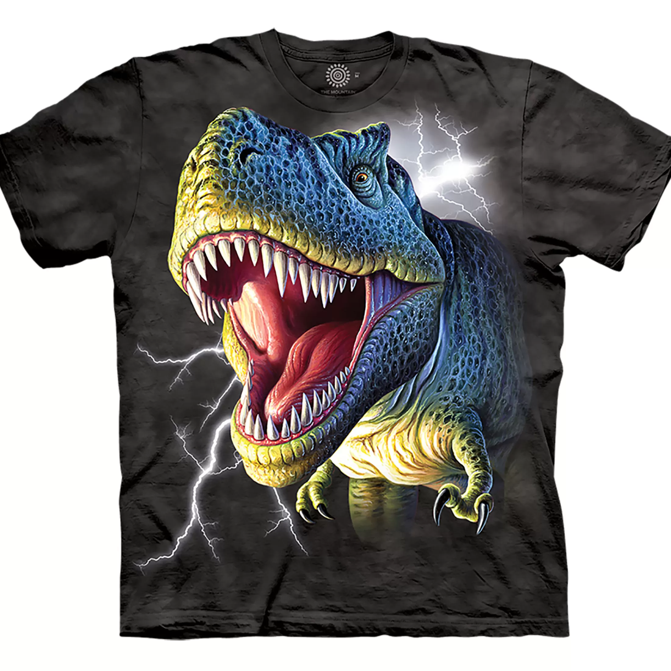 T-Shirt | Dinosaurs<Liquid Blue Lightning Rex Classic Cotton T-Shirt