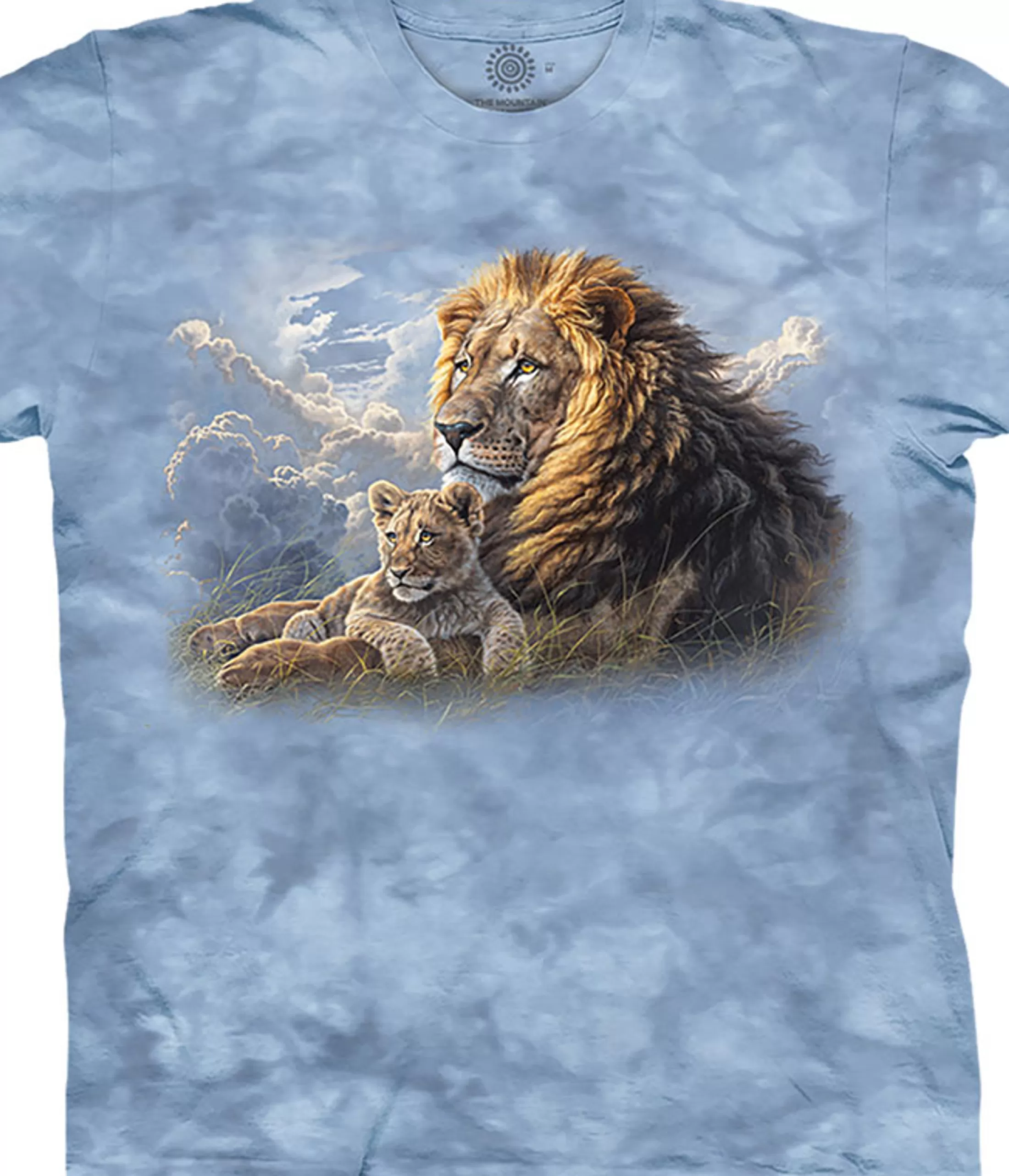 T-Shirt | Wild Animals<Liquid Blue Like Father Like Son Classic Cotton T-Shirt