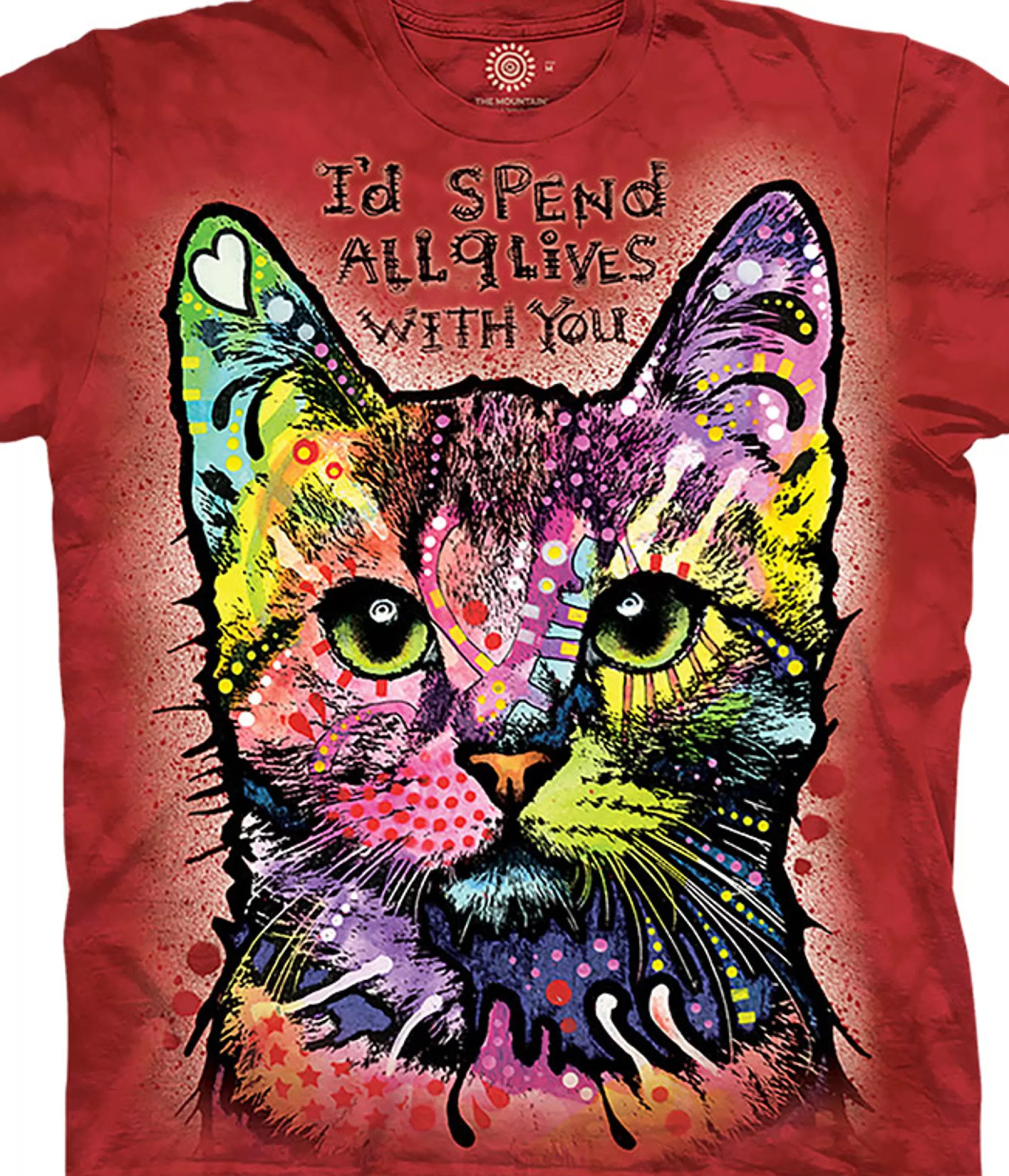 T-Shirt | Pets<Liquid Blue 9 Lives Classic Cotton T-Shirt