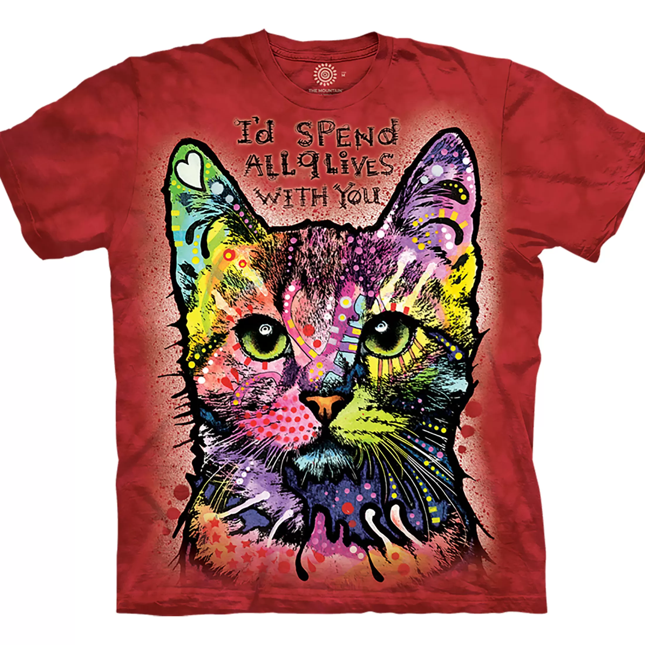 T-Shirt | Pets<Liquid Blue 9 Lives Classic Cotton T-Shirt