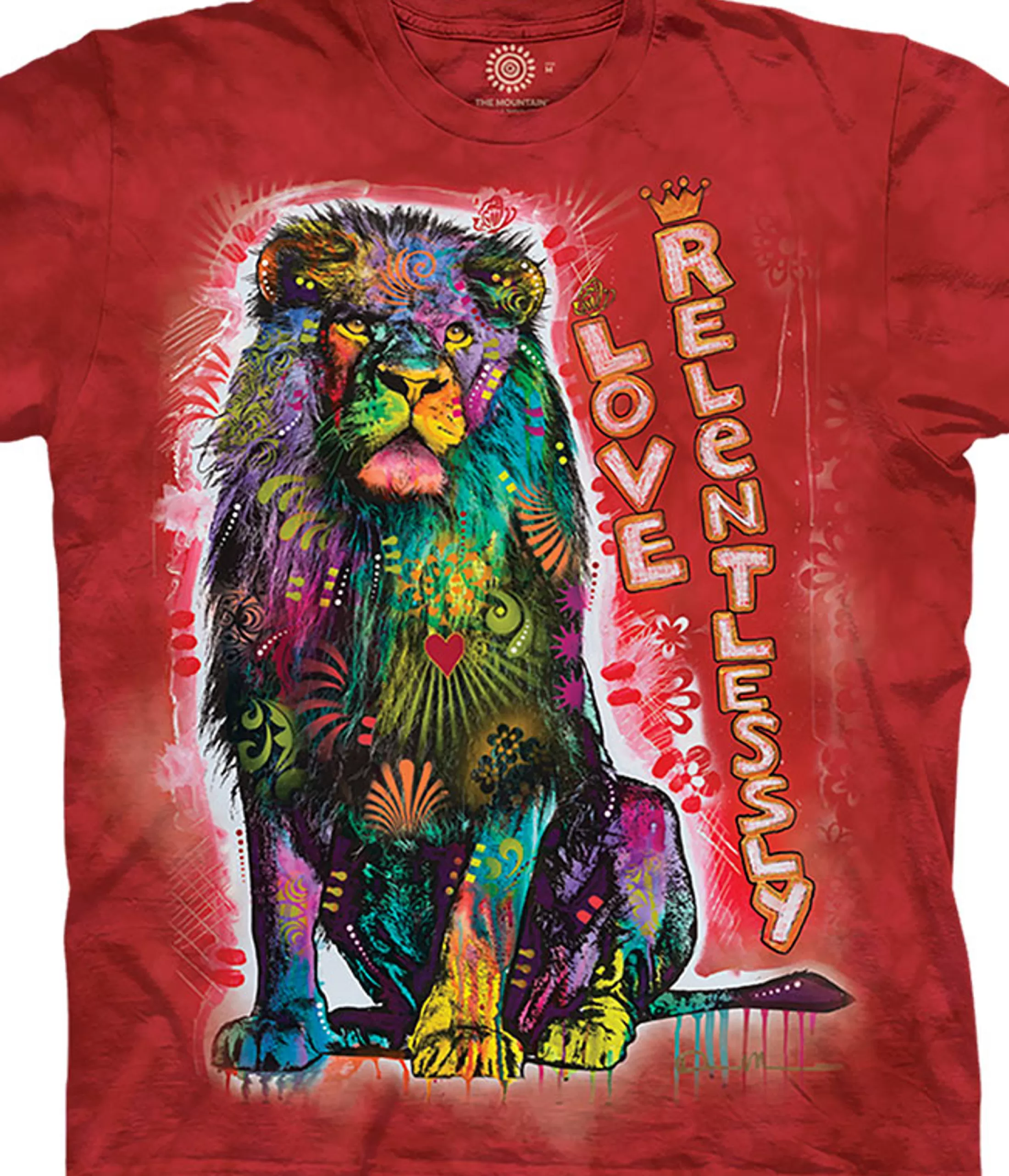 T-Shirt | Wild Animals<Liquid Blue Love Relentlessly Classic Cotton T-Shirt