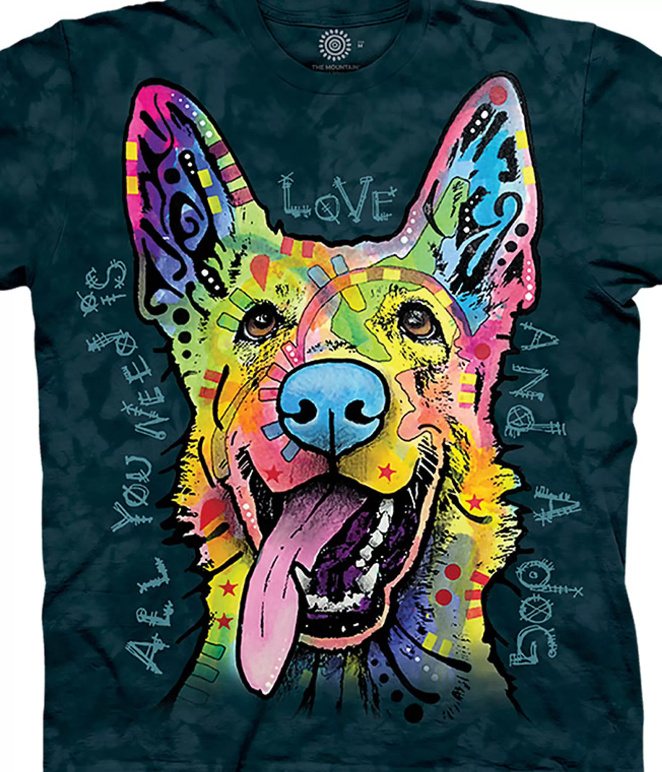 T-Shirt | Pets<Liquid Blue Love Shepherd Classic Cotton T-Shirt