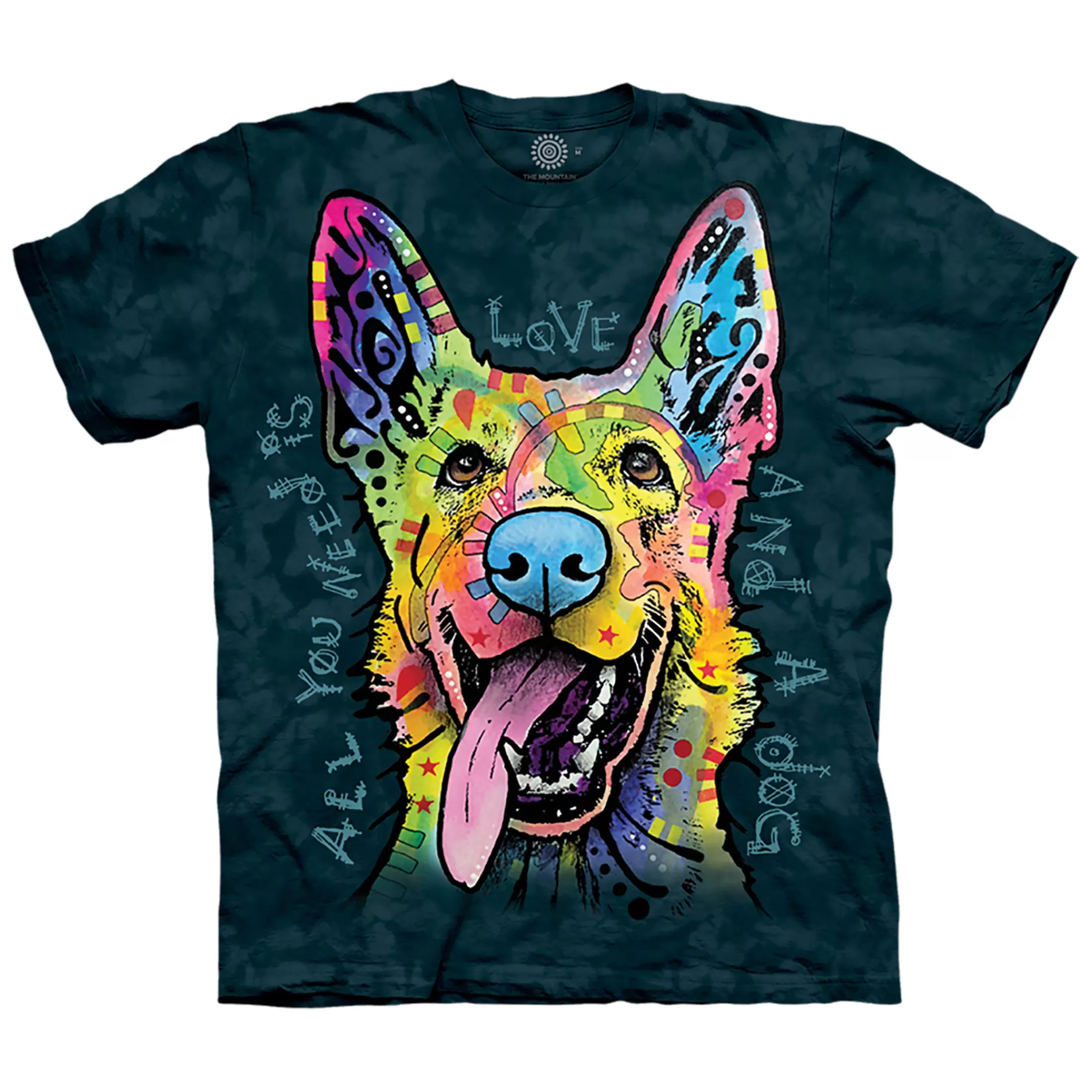 T-Shirt | Pets<Liquid Blue Love Shepherd Classic Cotton T-Shirt