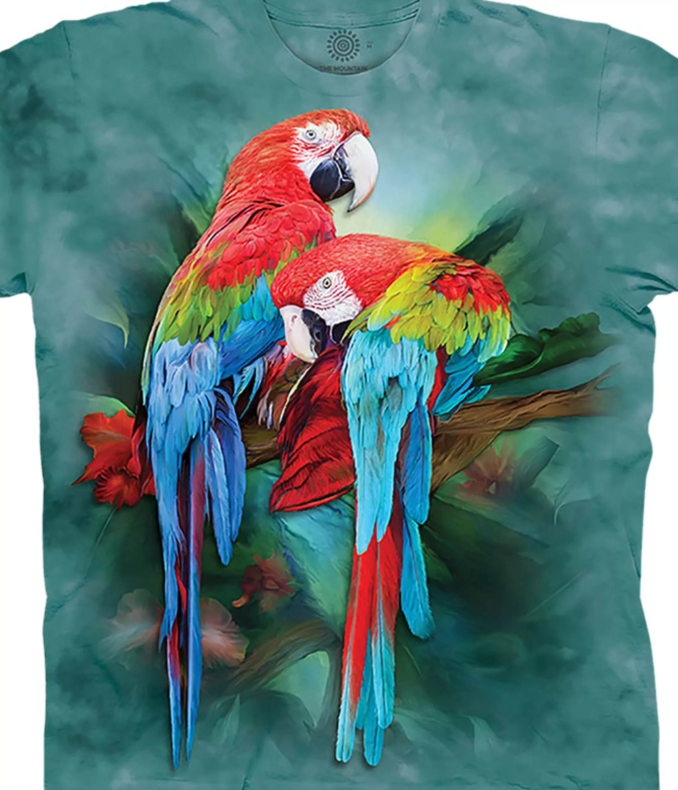 T-Shirt | Pets<Liquid Blue Macaw Mates Classic Cotton T-Shirt