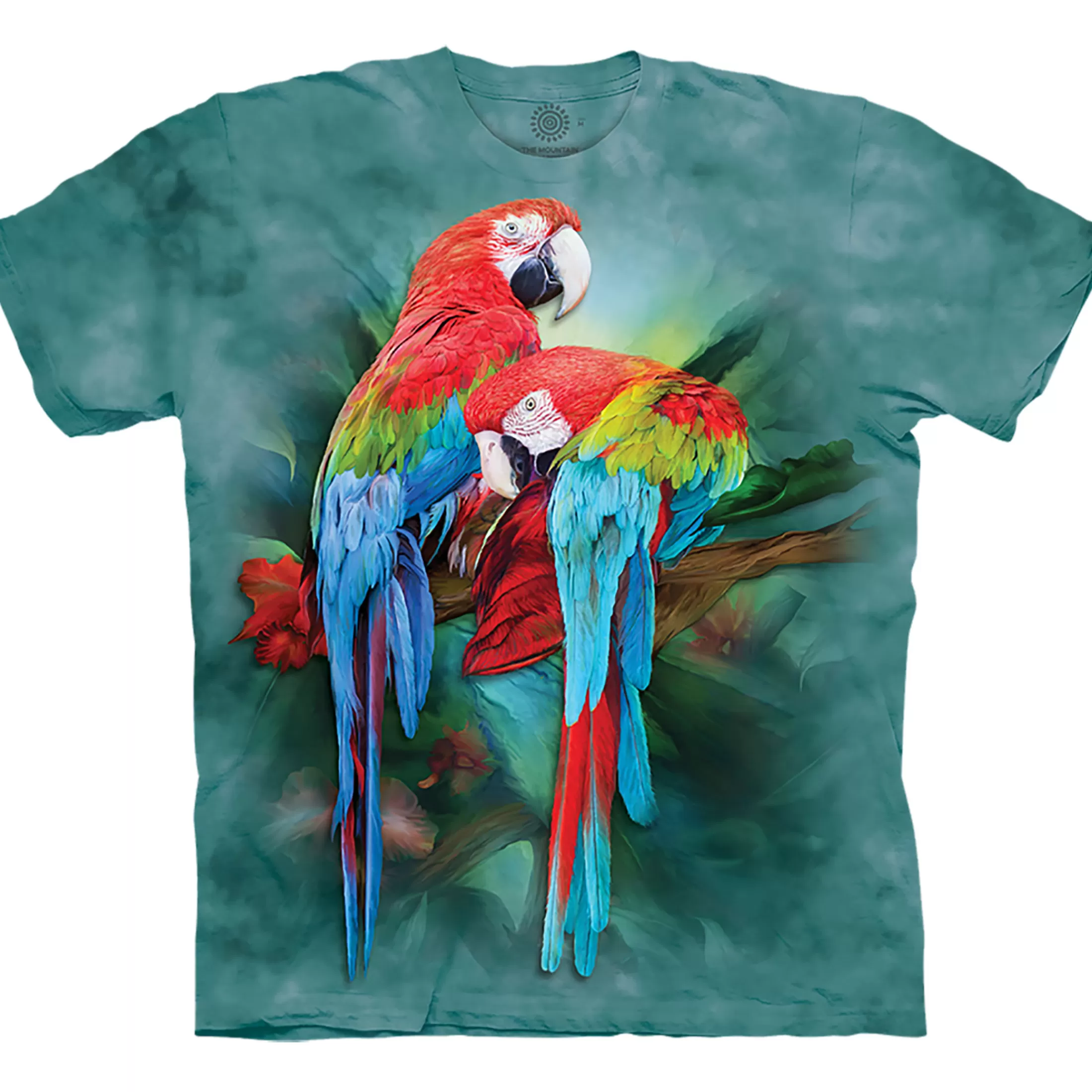 T-Shirt | Pets<Liquid Blue Macaw Mates Classic Cotton T-Shirt