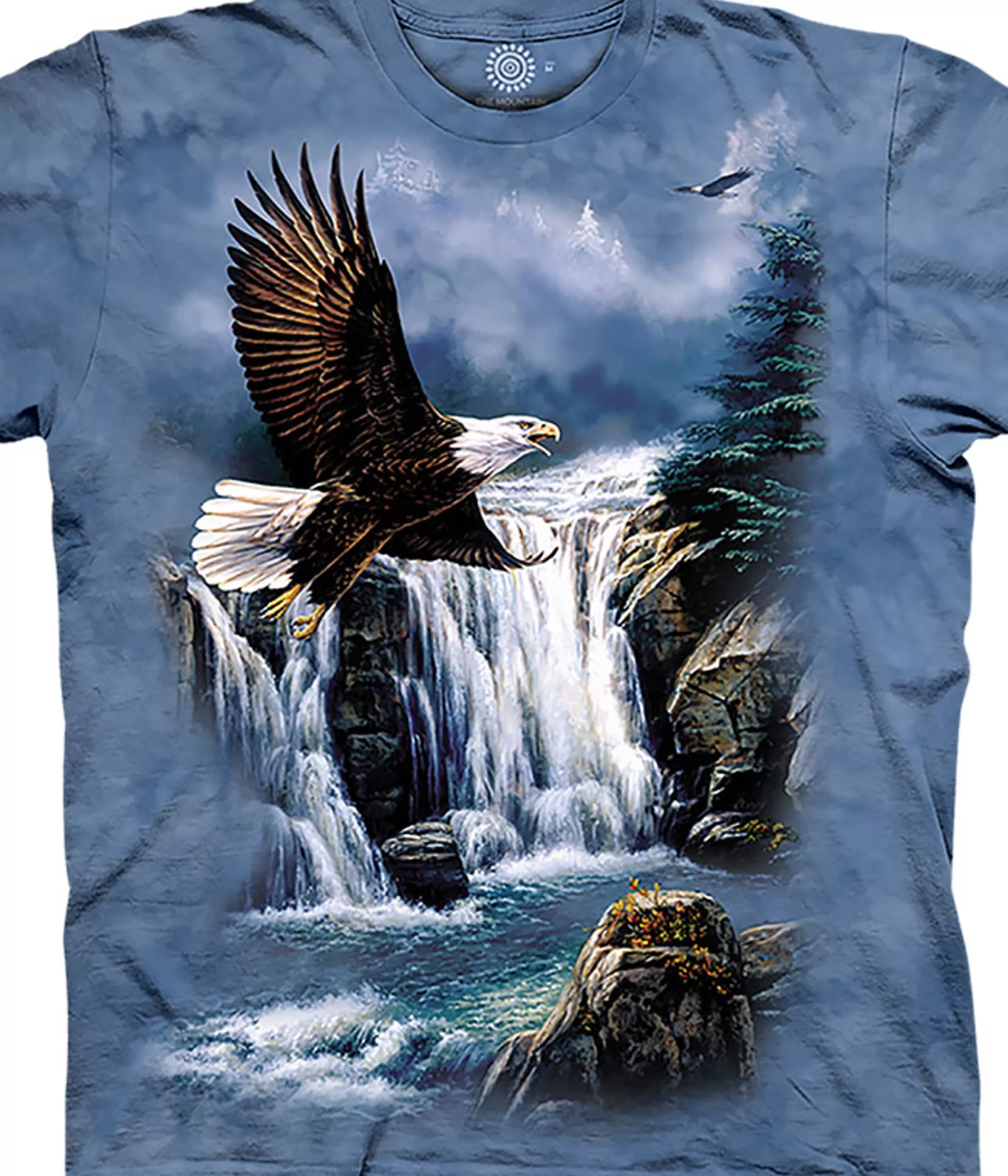 T-Shirt | Birds<Liquid Blue Majestic Flight Classic Cotton T-Shirt