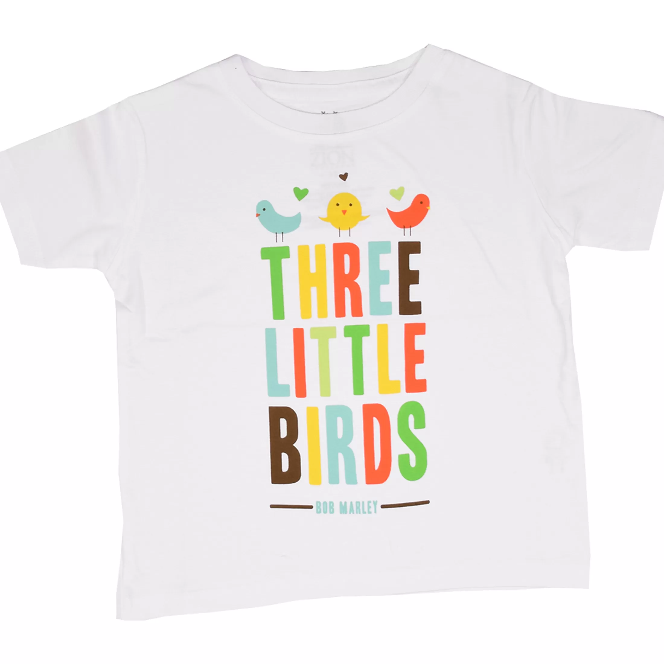 Toddler | Rastafari Art<Liquid Blue Marley Bird Hearts Toddler White T-Shirt