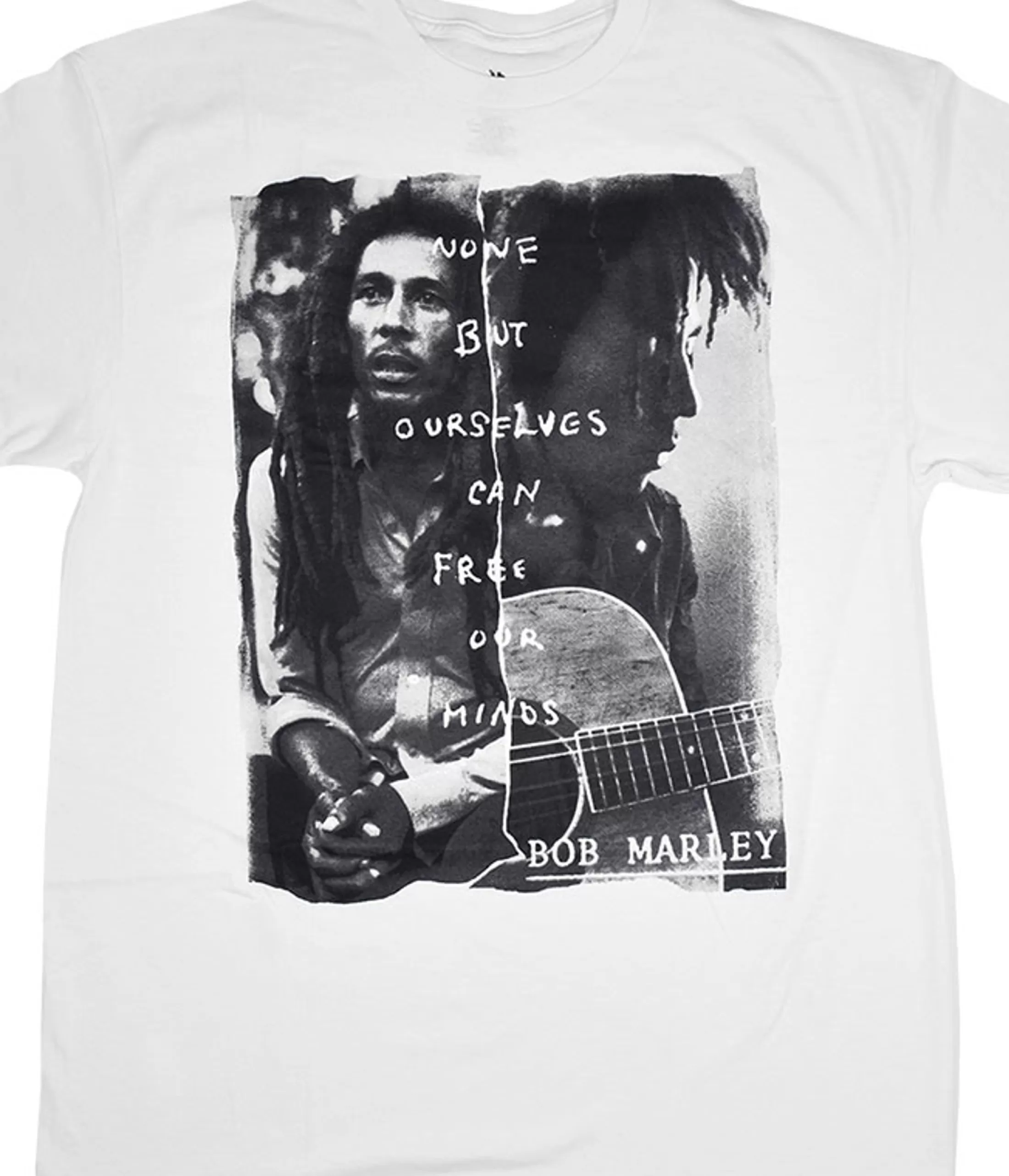 T-Shirt | Rastafari Art<Liquid Blue Marley Free Our Minds White T-Shirt