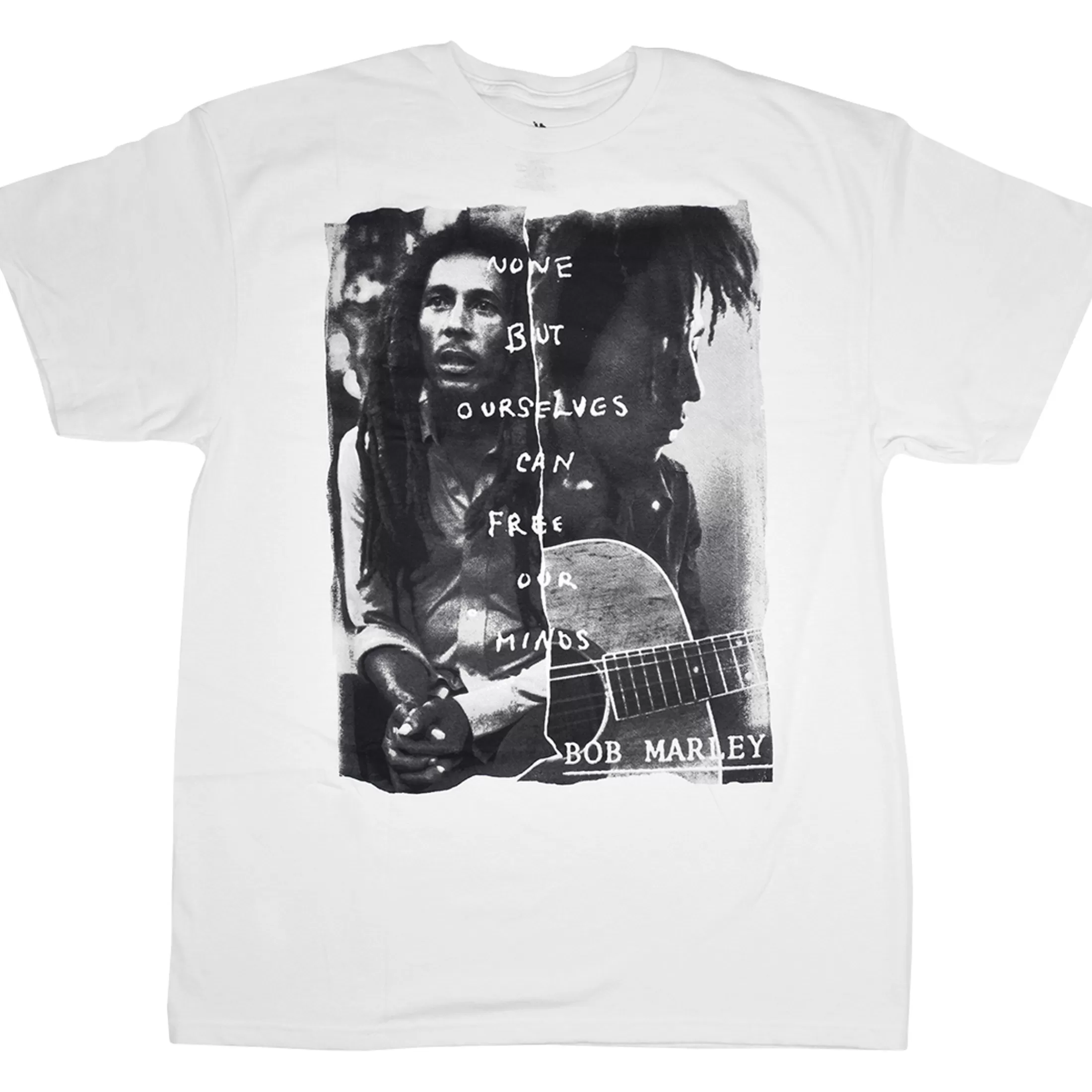 T-Shirt | Rastafari Art<Liquid Blue Marley Free Our Minds White T-Shirt