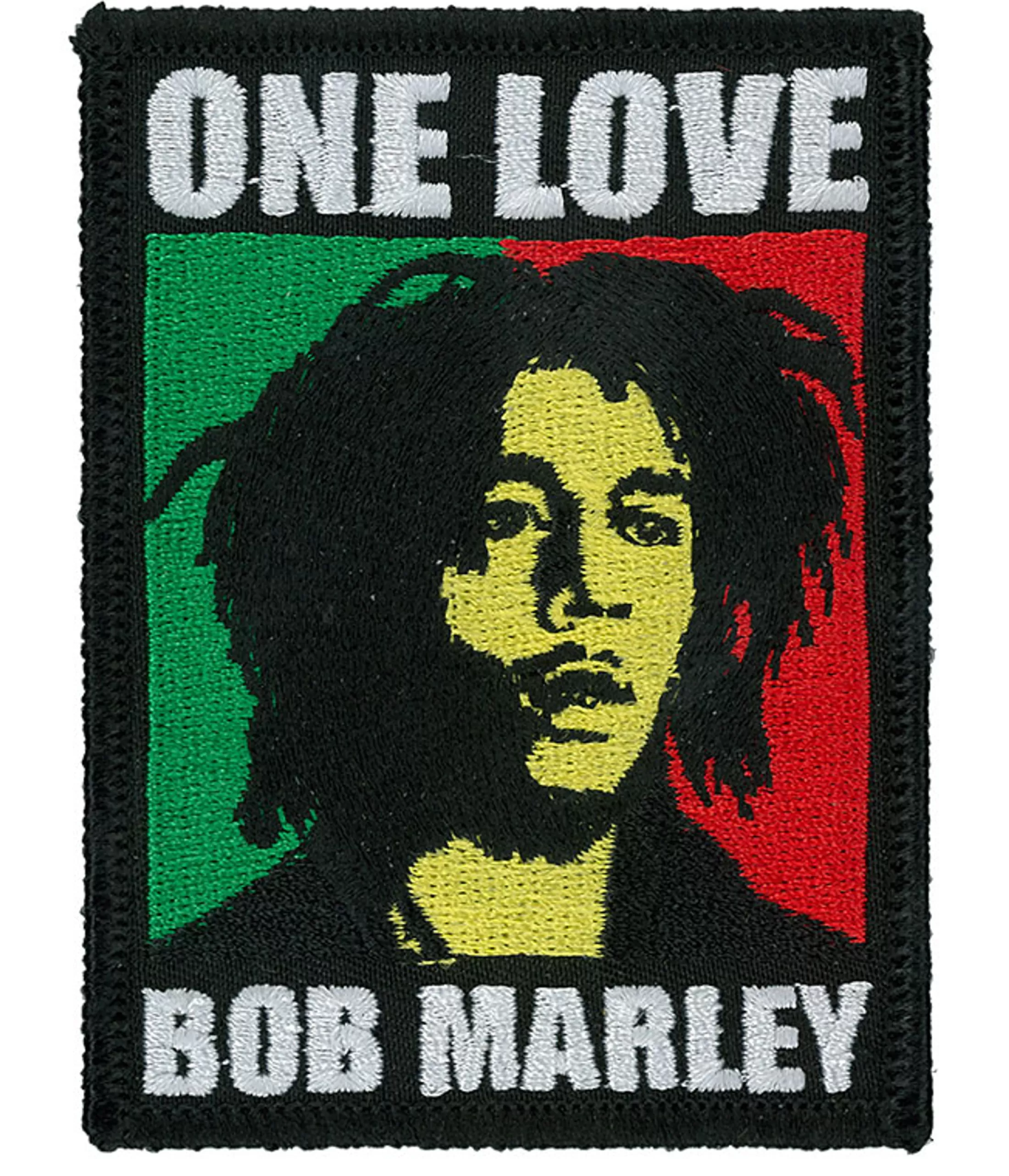 Patches | Rastafari Art<Liquid Blue Marley One Love Patch