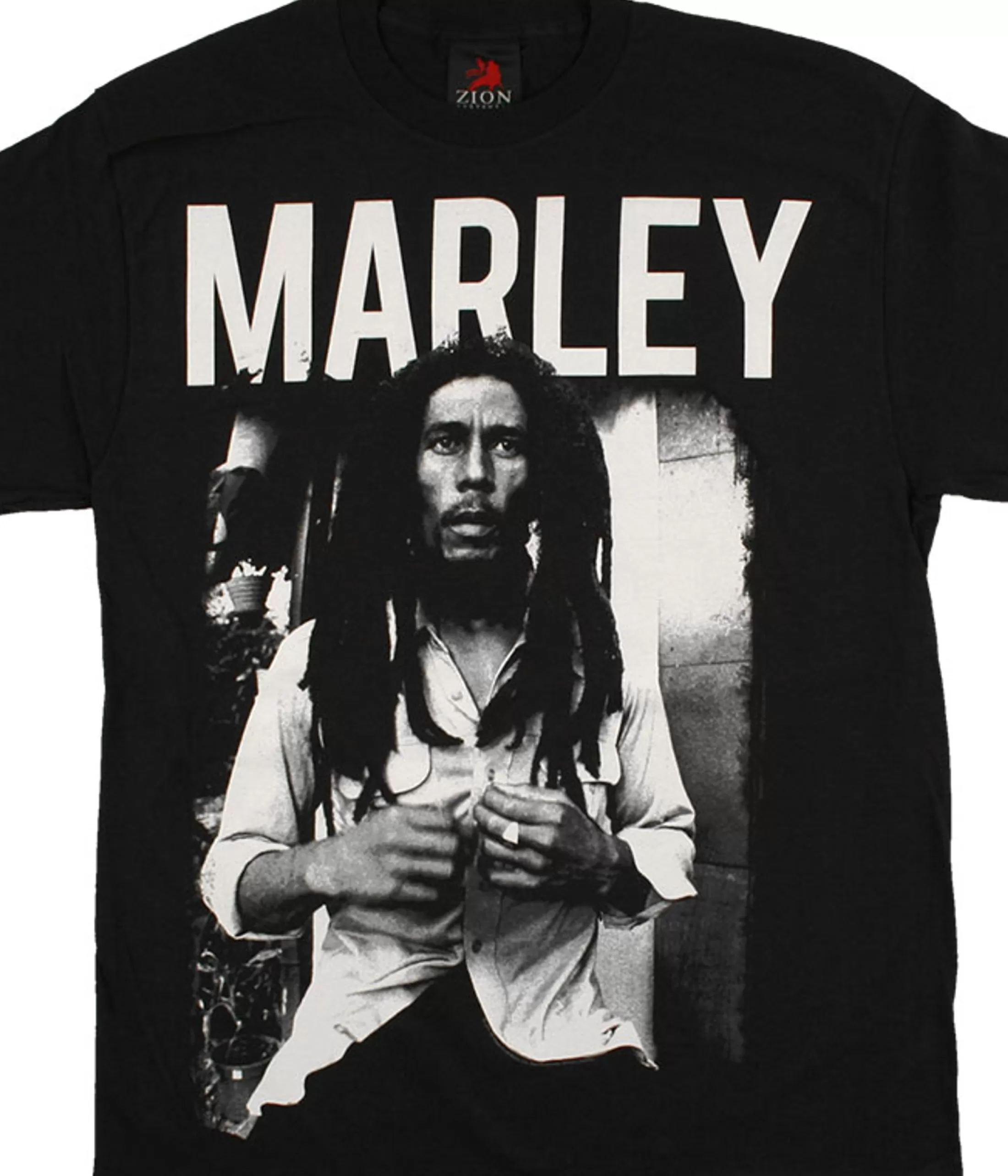 T-Shirt | Rastafari Art<Liquid Blue Marley Portrait Black T-Shirt