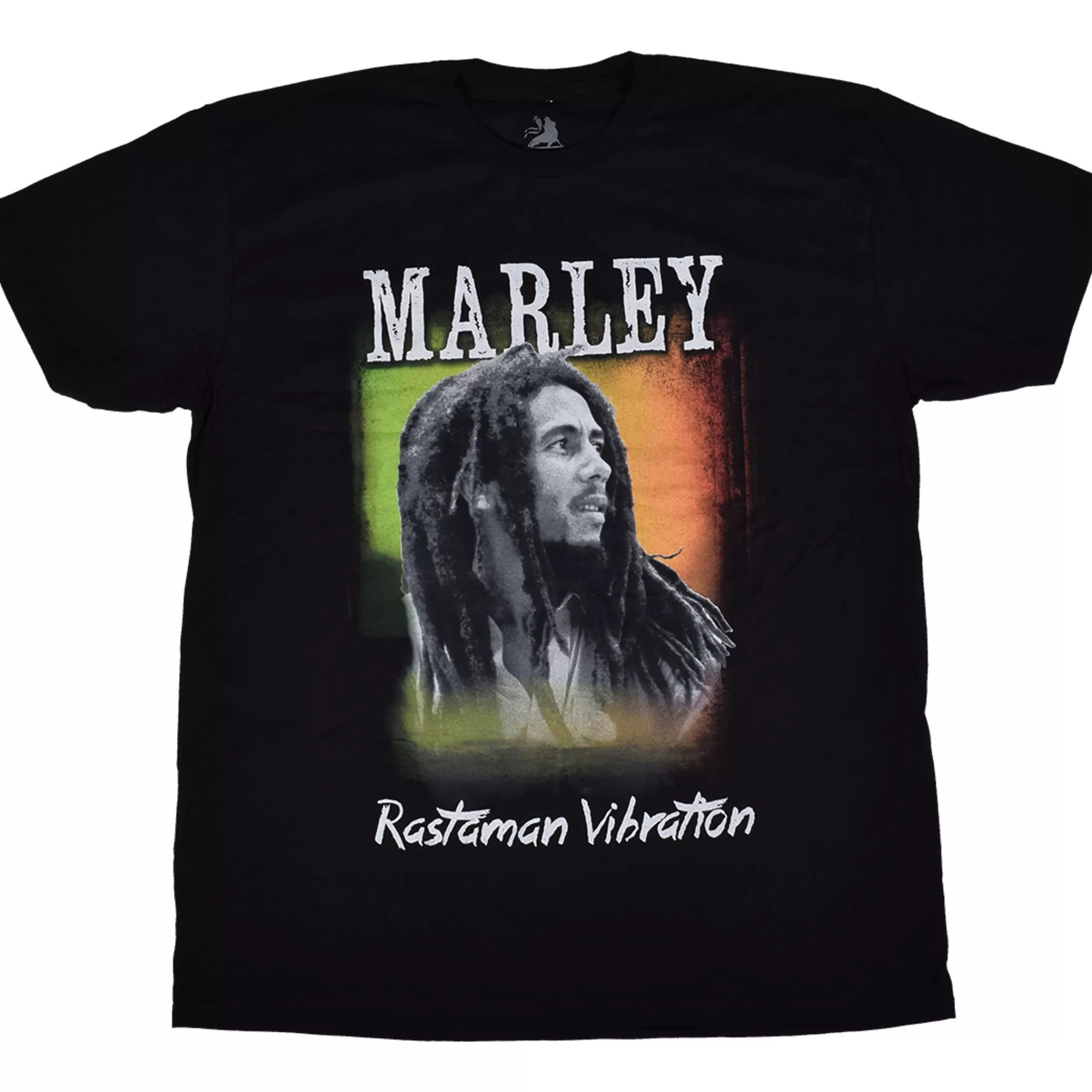 T-Shirt | Rastafari Art<Liquid Blue Marley Rastaman Vibe Black T-Shirt