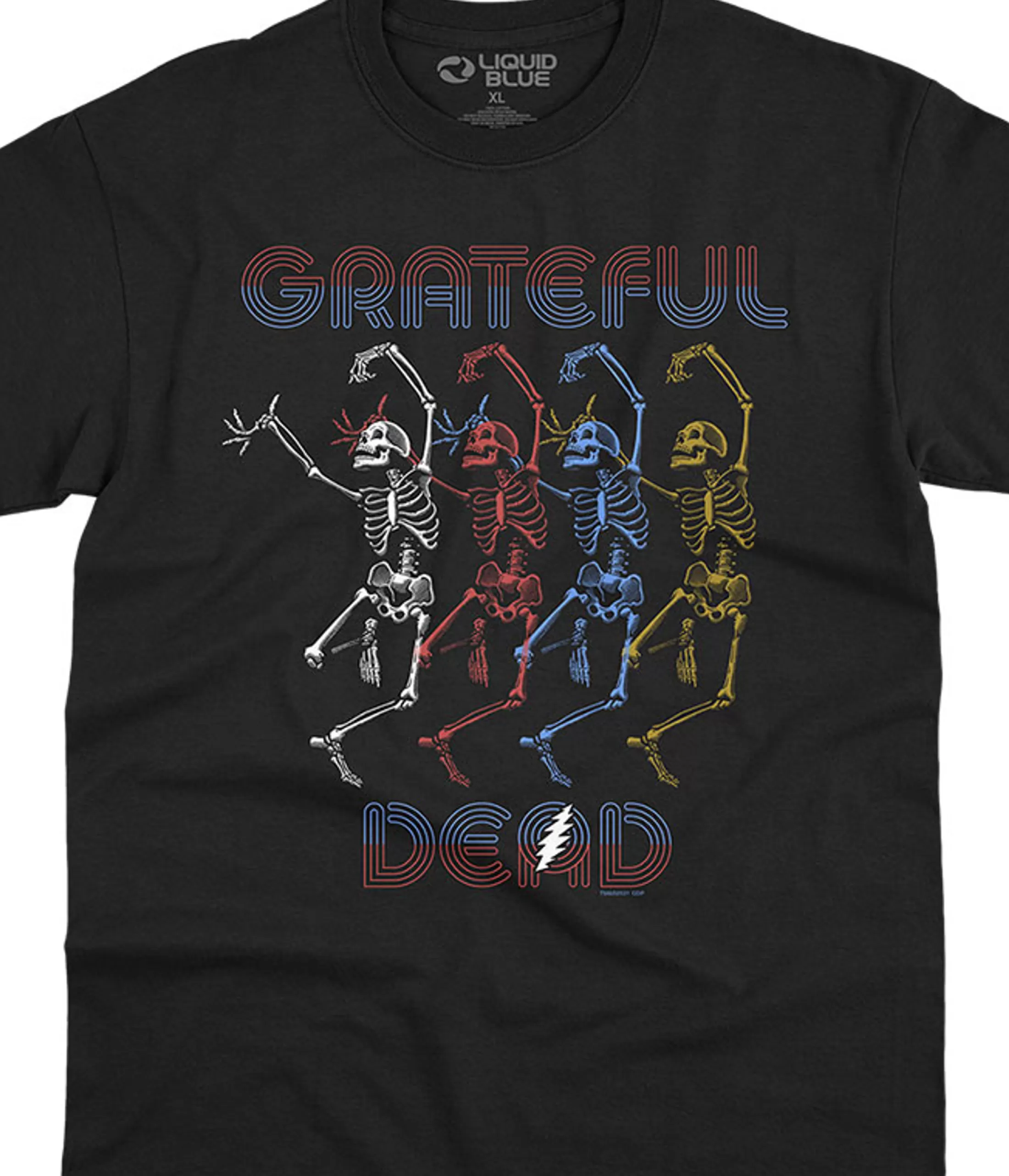 T-Shirt | Grateful Dead<Liquid Blue Marquee Dead Black T-Shirt