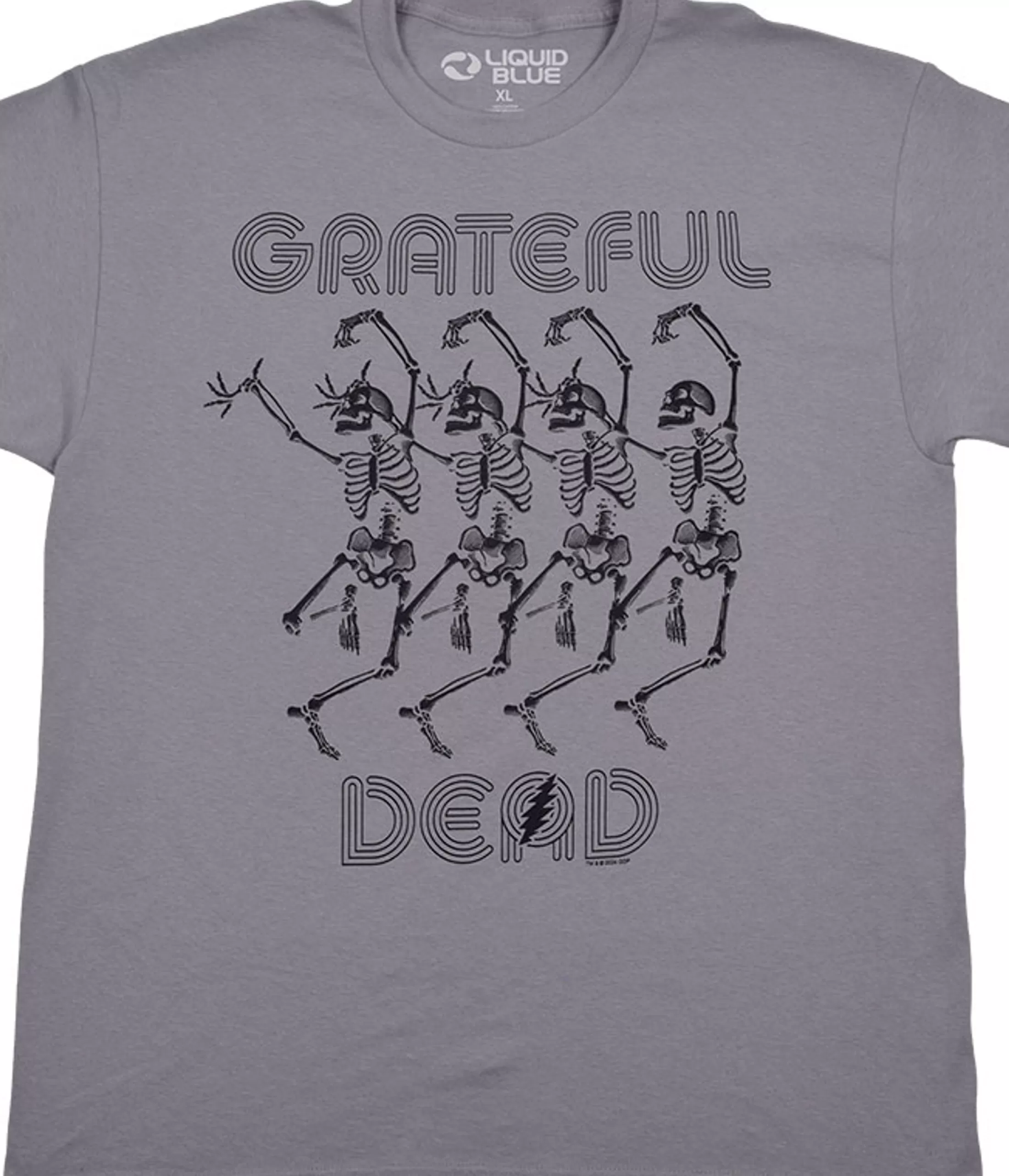 T-Shirt | Grateful Dead<Liquid Blue Marquee Dead Grey T-Shirt