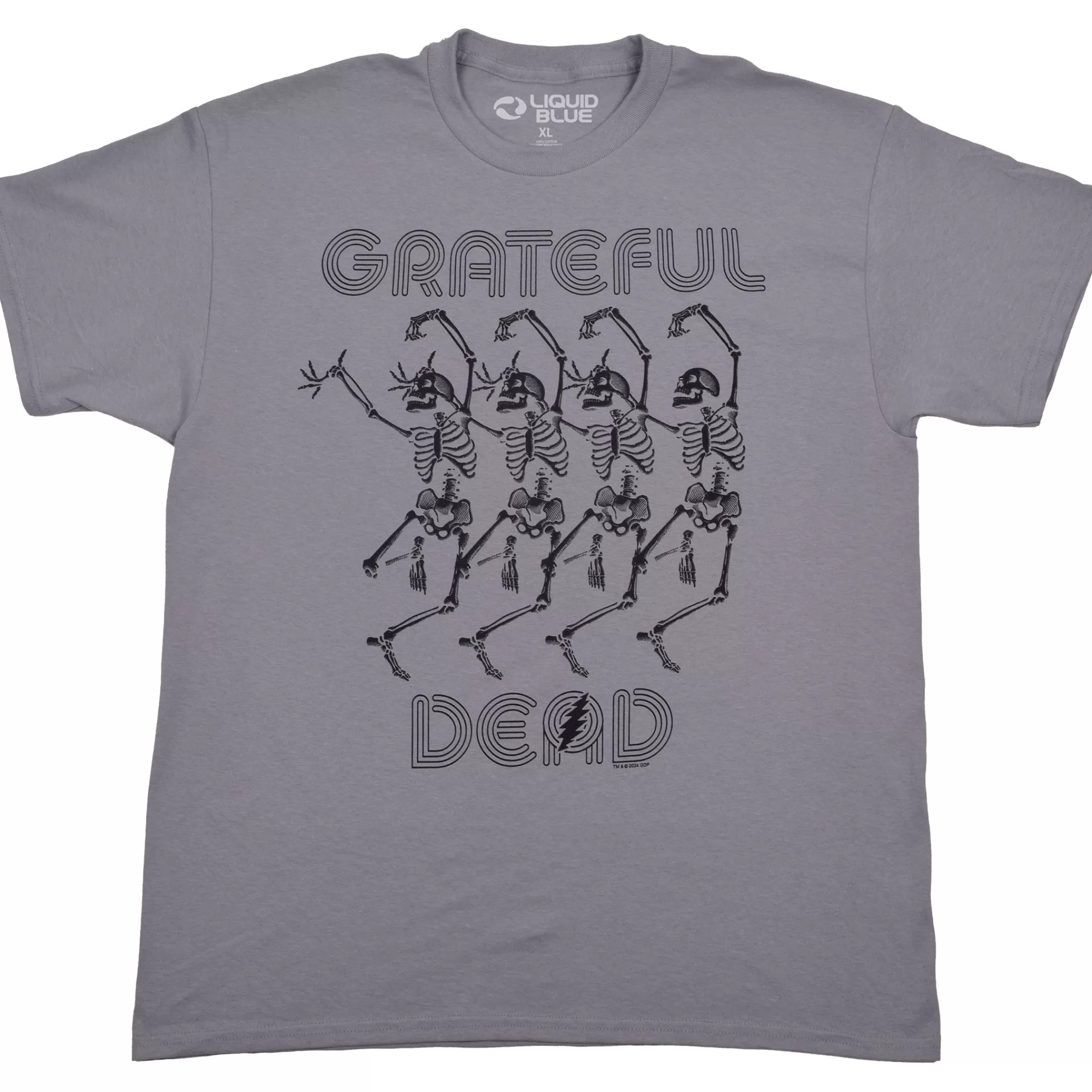 T-Shirt | Grateful Dead<Liquid Blue Marquee Dead Grey T-Shirt