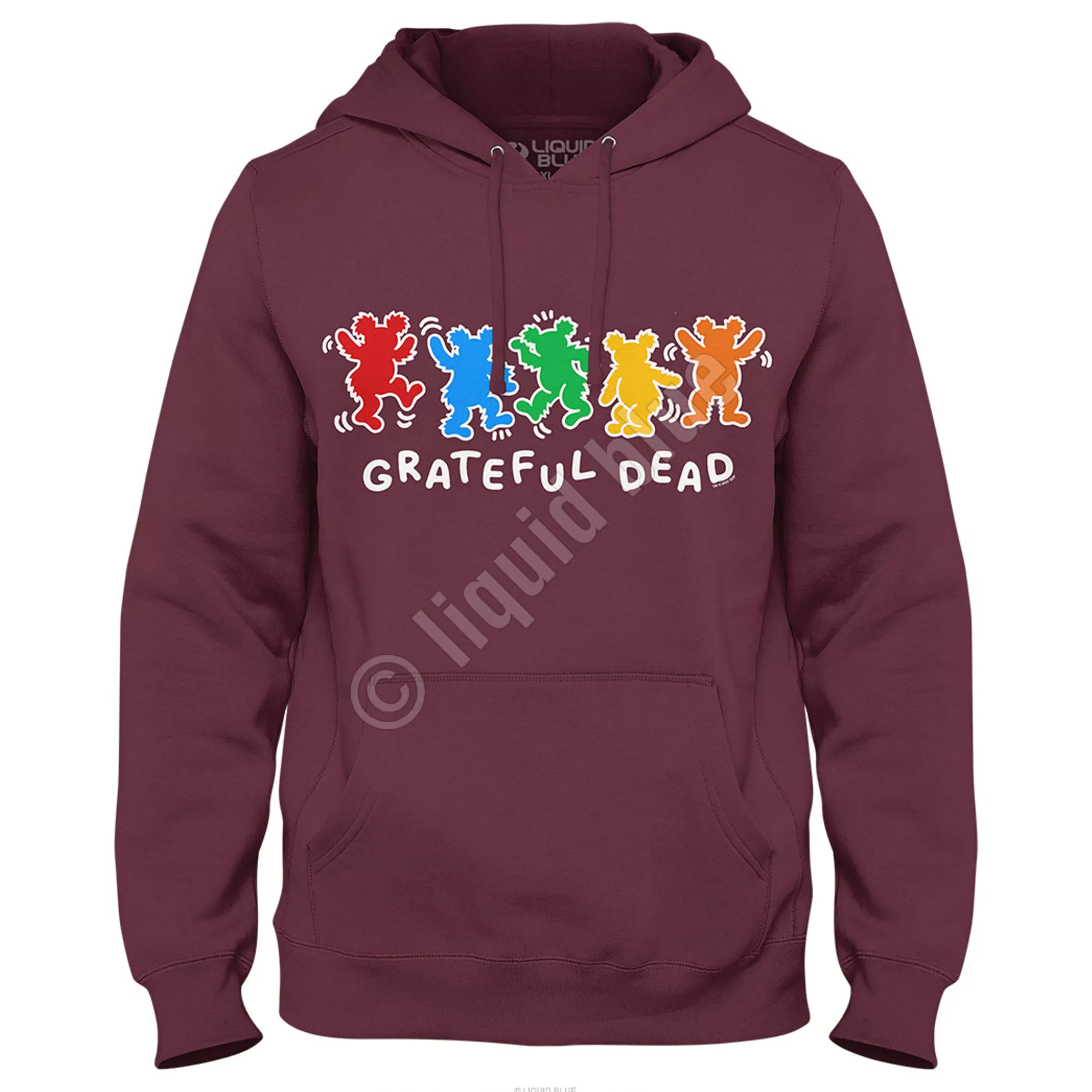 Hoodie | Grateful Dead<Liquid Blue Metro Bears Hoodie