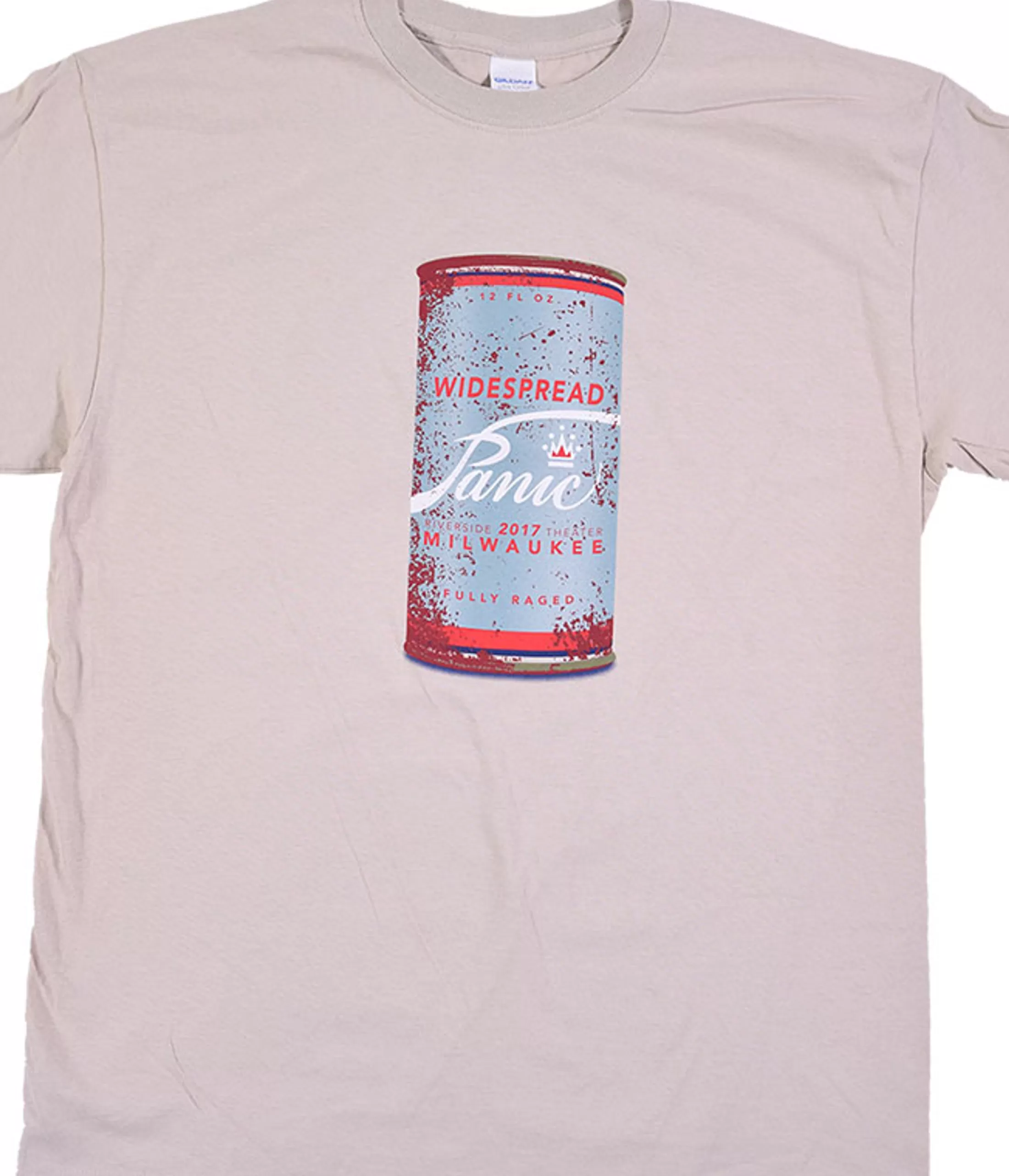 T-Shirt | Widespread Panic<Liquid Blue Milwaukee Event 2017 Tan T-Shirt