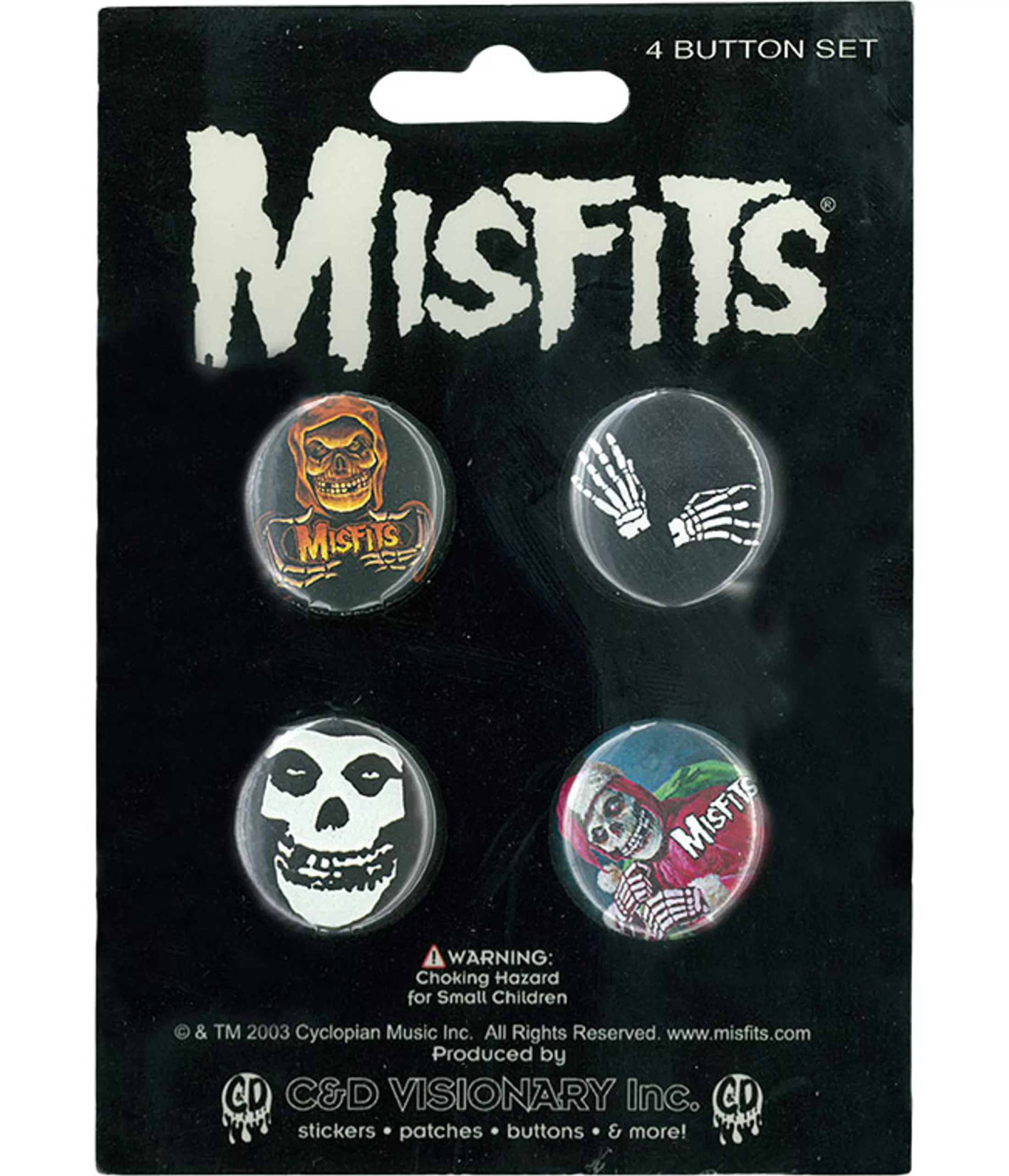 Pins | Misfits<Liquid Blue Misfits 4 Pin Set